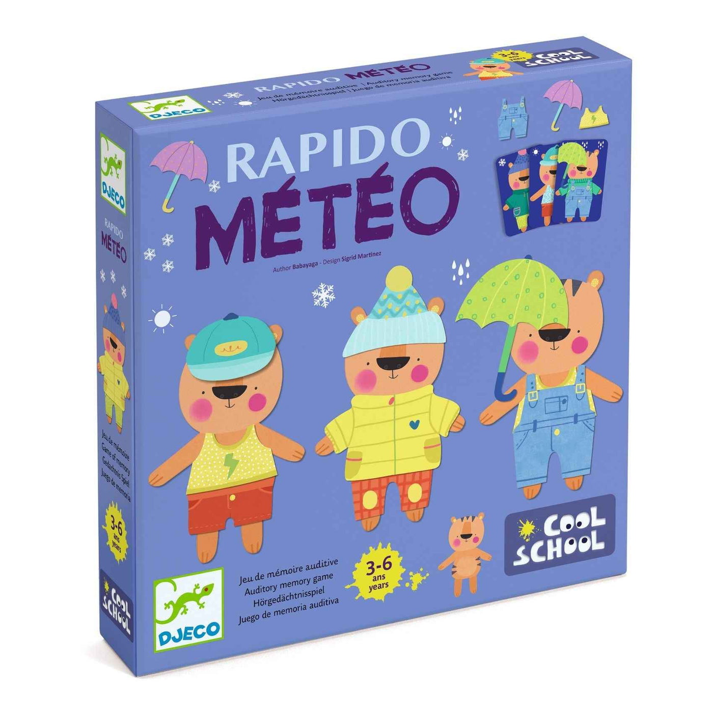 Djeco Rapido Weather Memory Game