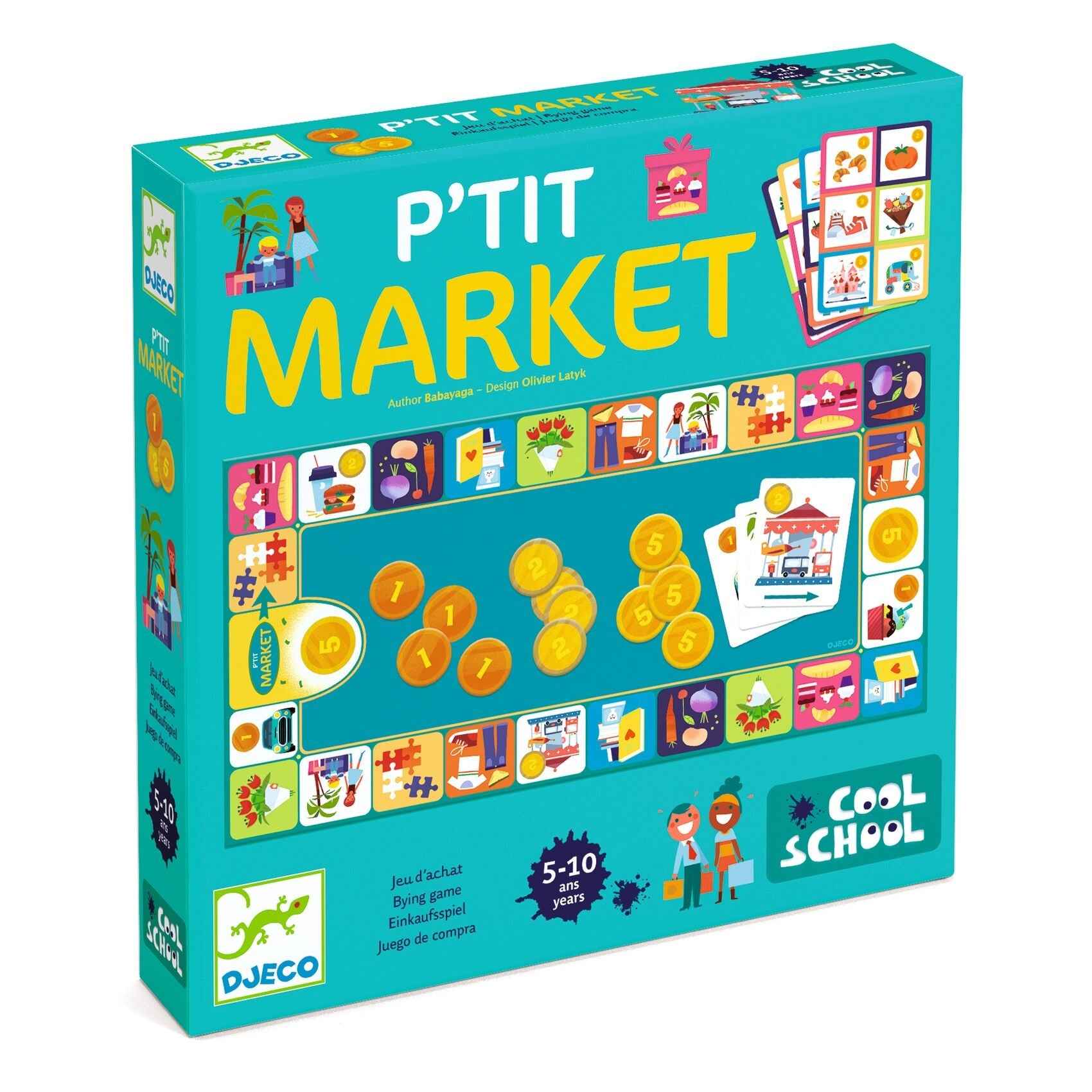 Djeco P'tit Market Grocery Shopping Game 5-10yrs