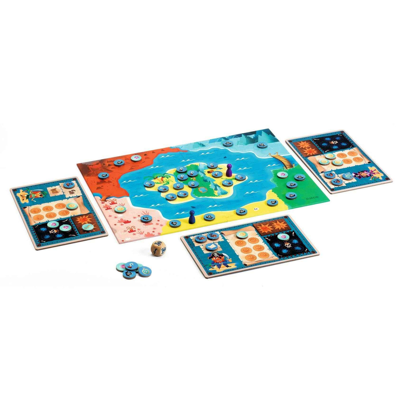Djeco | Pirate Island Circuit and Collectible Game