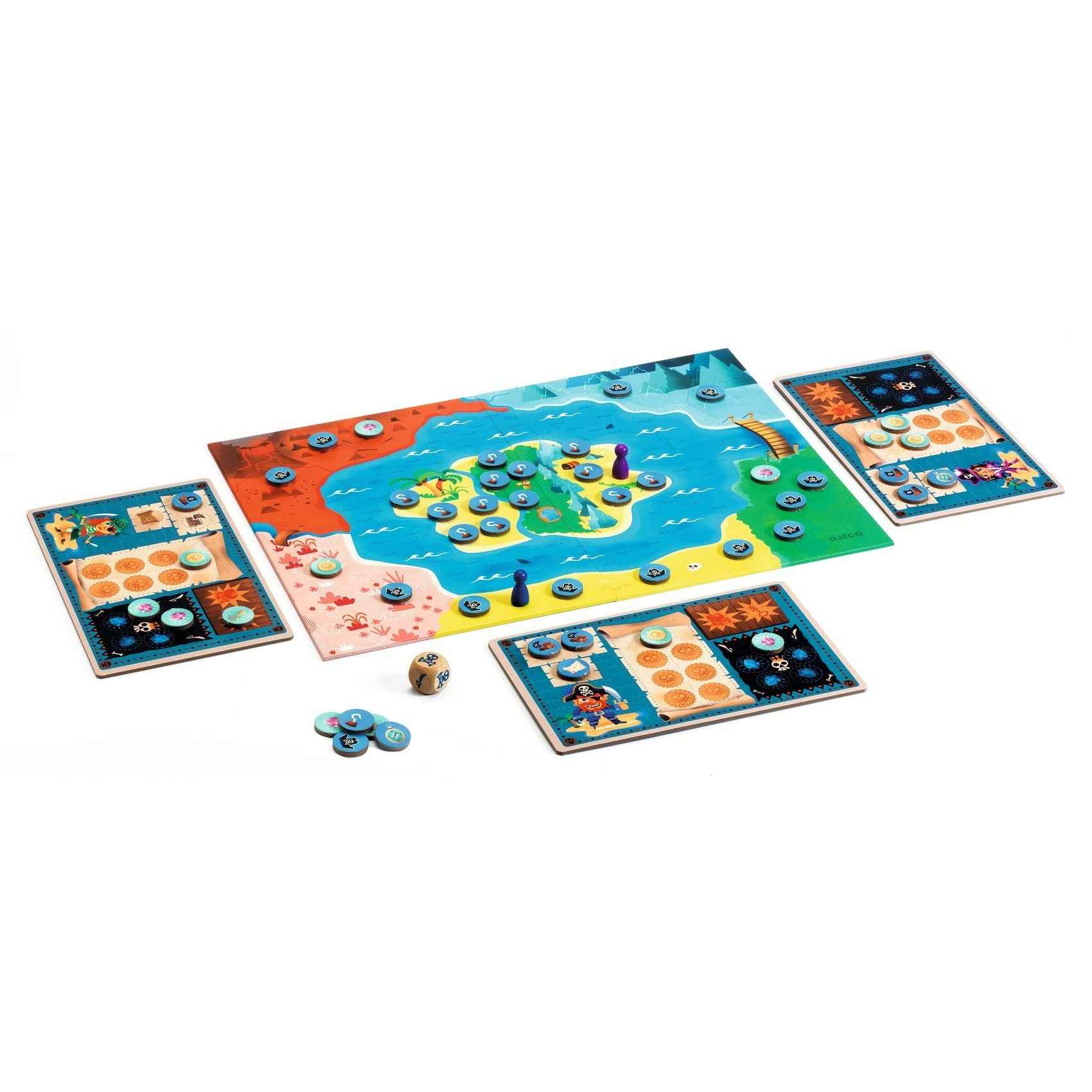 Djeco | Pirate Island Circuit and Collectible Game