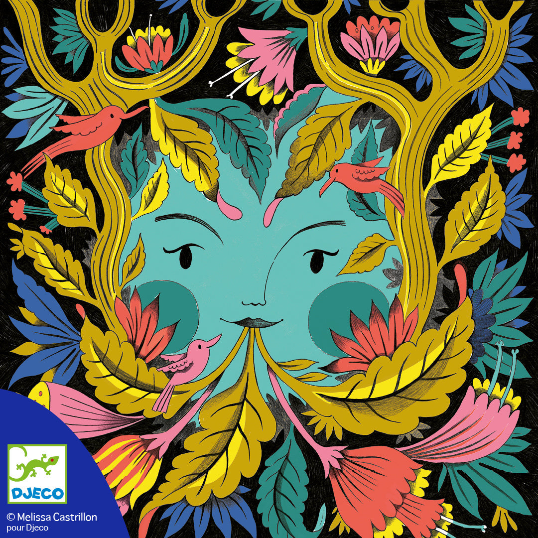 Djeco 3D-kleuren Fantasiebos