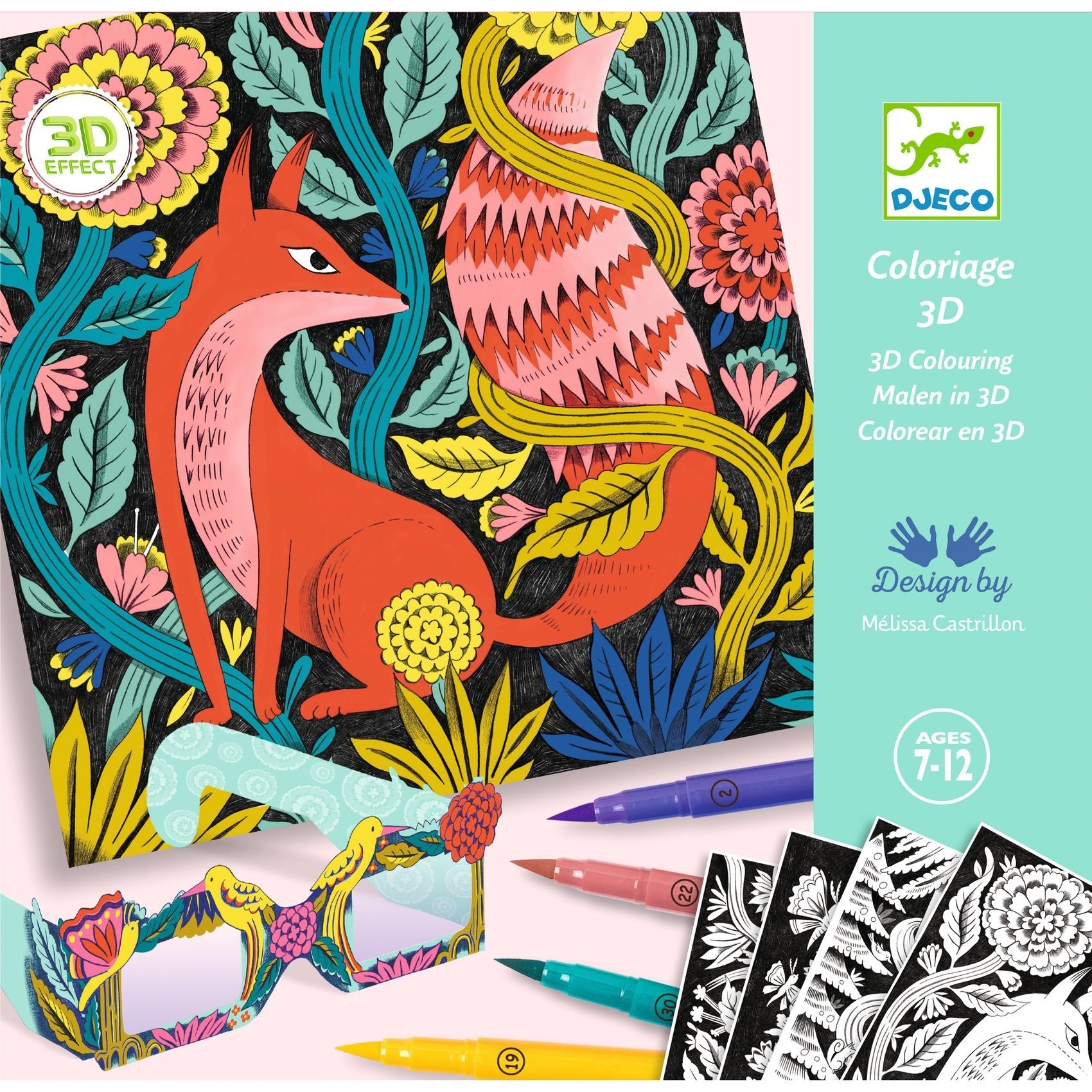 Djeco 3D-kleuren Fantasiebos