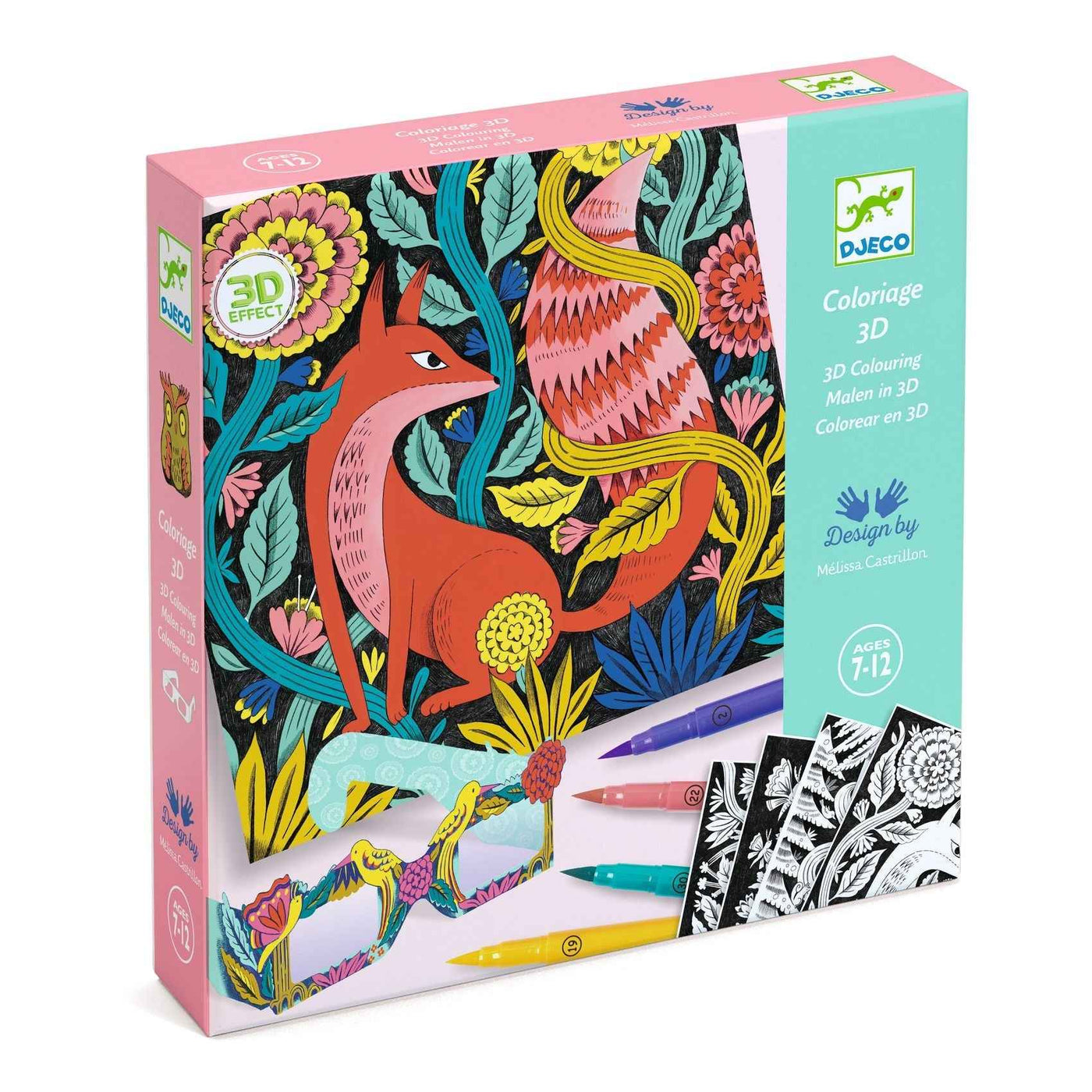 Djeco 3D Coloring Fantasy Forest