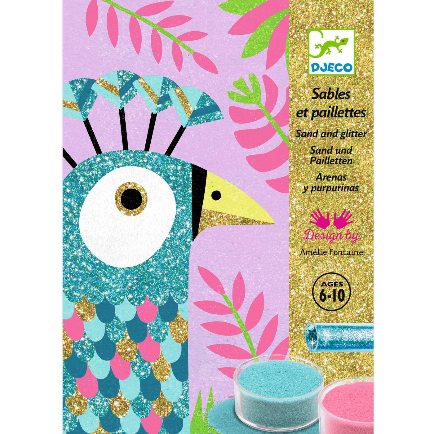 Djeco | Zand En Glitter - Schitterende Vogels