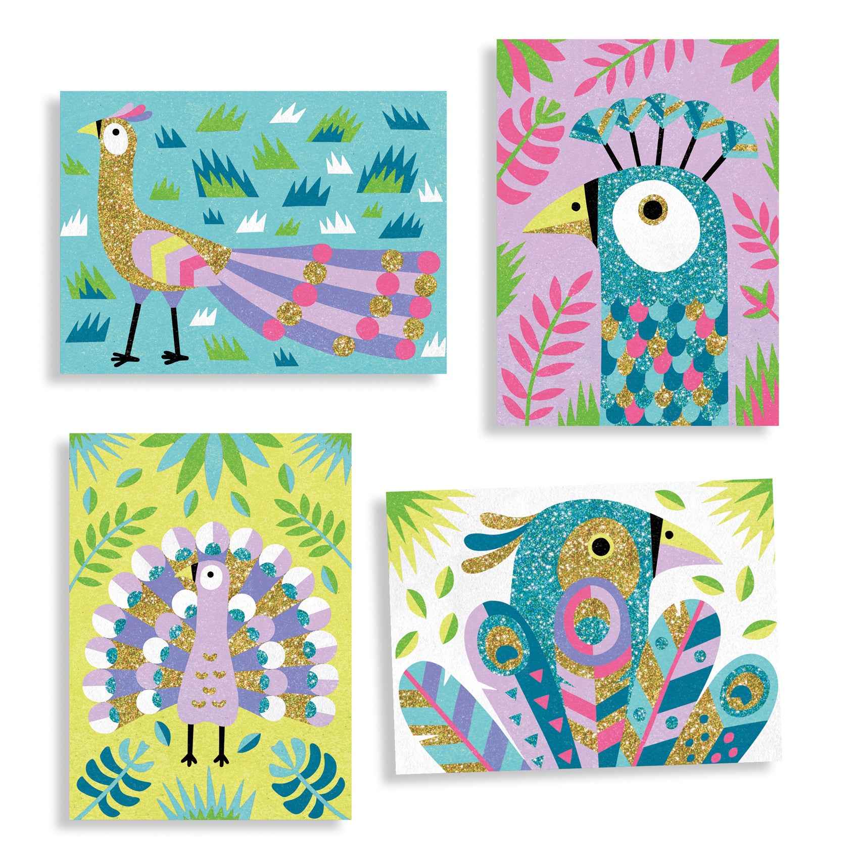 Djeco | Sand And Glitter - Sparkling Birds