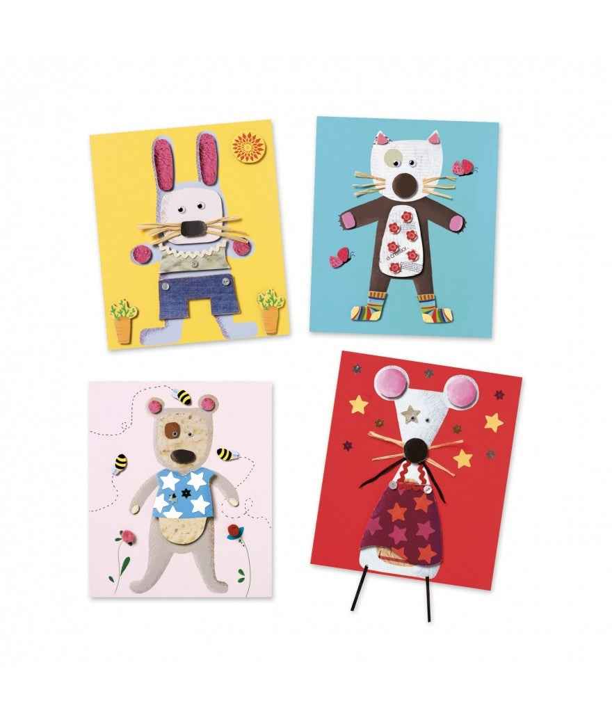 Djeco | Knutseldoos Collages Voor De Kleintjes