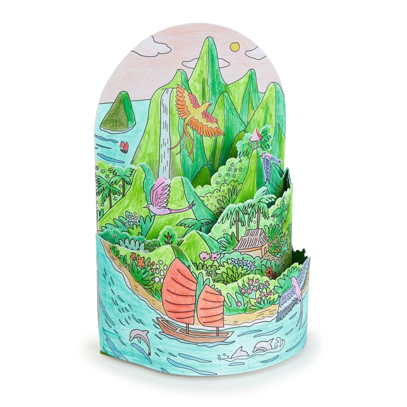 Djeco | 3D-Kleurplaten Op De Topâ€¦ Van Mijn Eiland