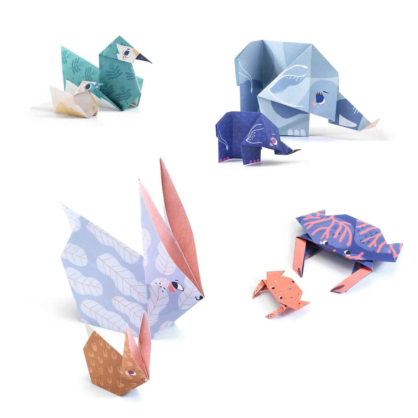 Djeco origami family folding paper sheets