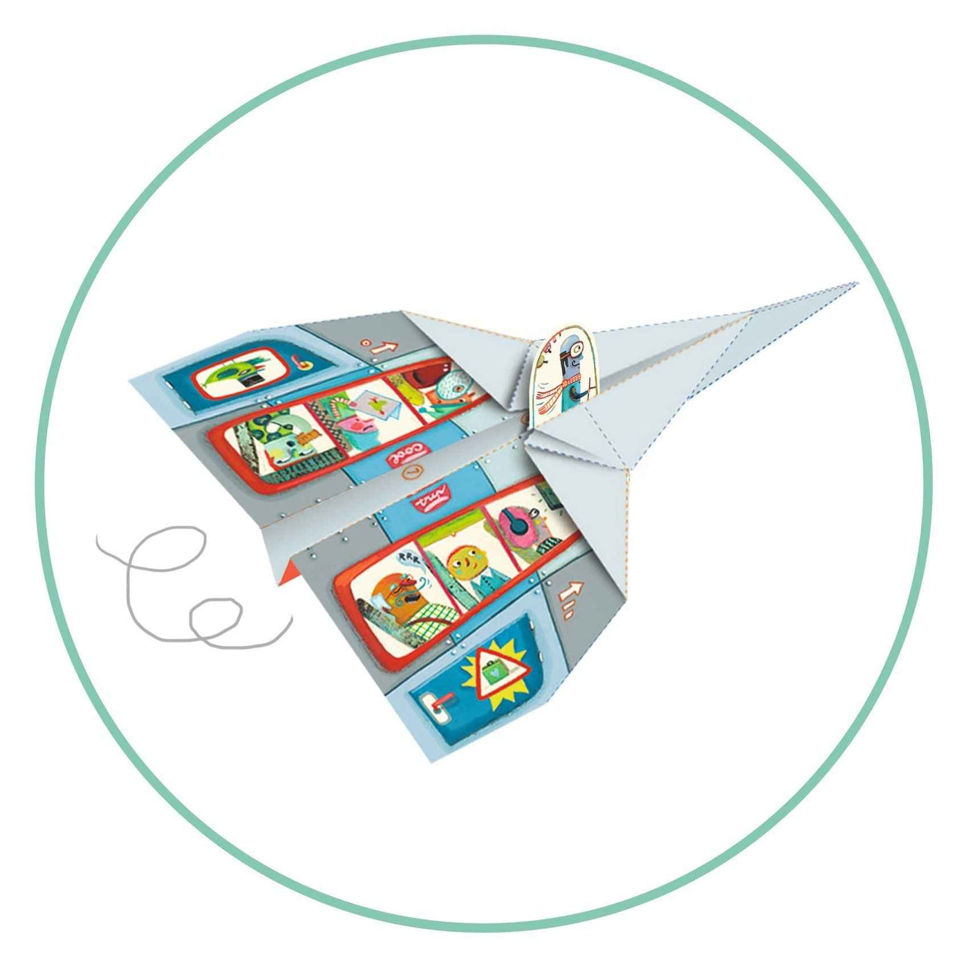Djeco | Origami Vouwblaadjes Vliegtuigen
