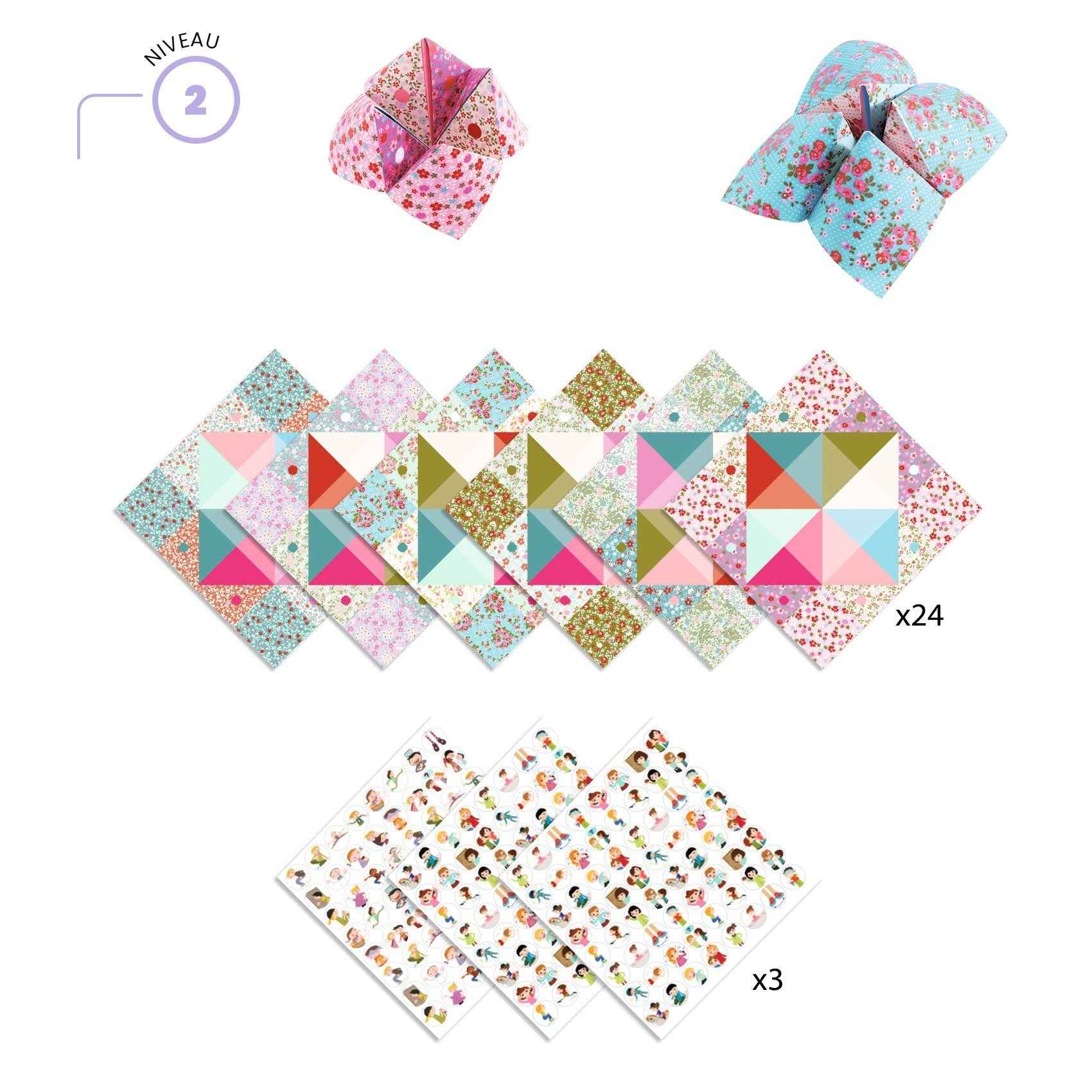 Djeco | Origami Waarzeggers Bloemen