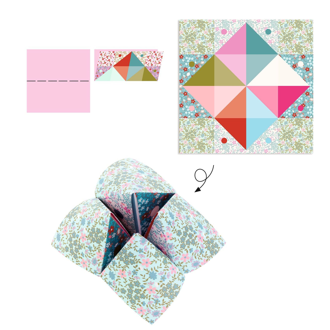Djeco | Origami Waarzeggers Bloemen
