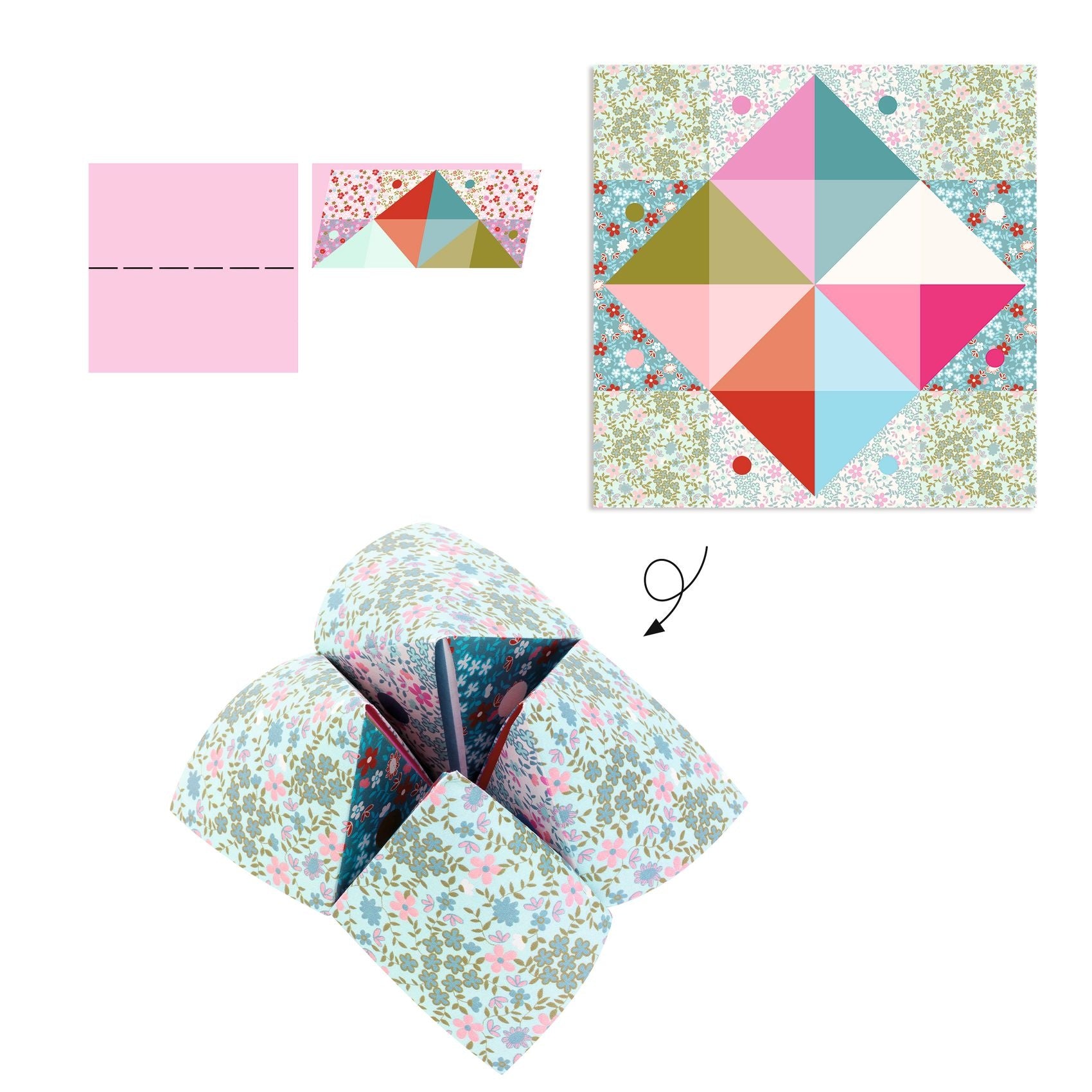 Djeco | Origami Waarzeggers Bloemen