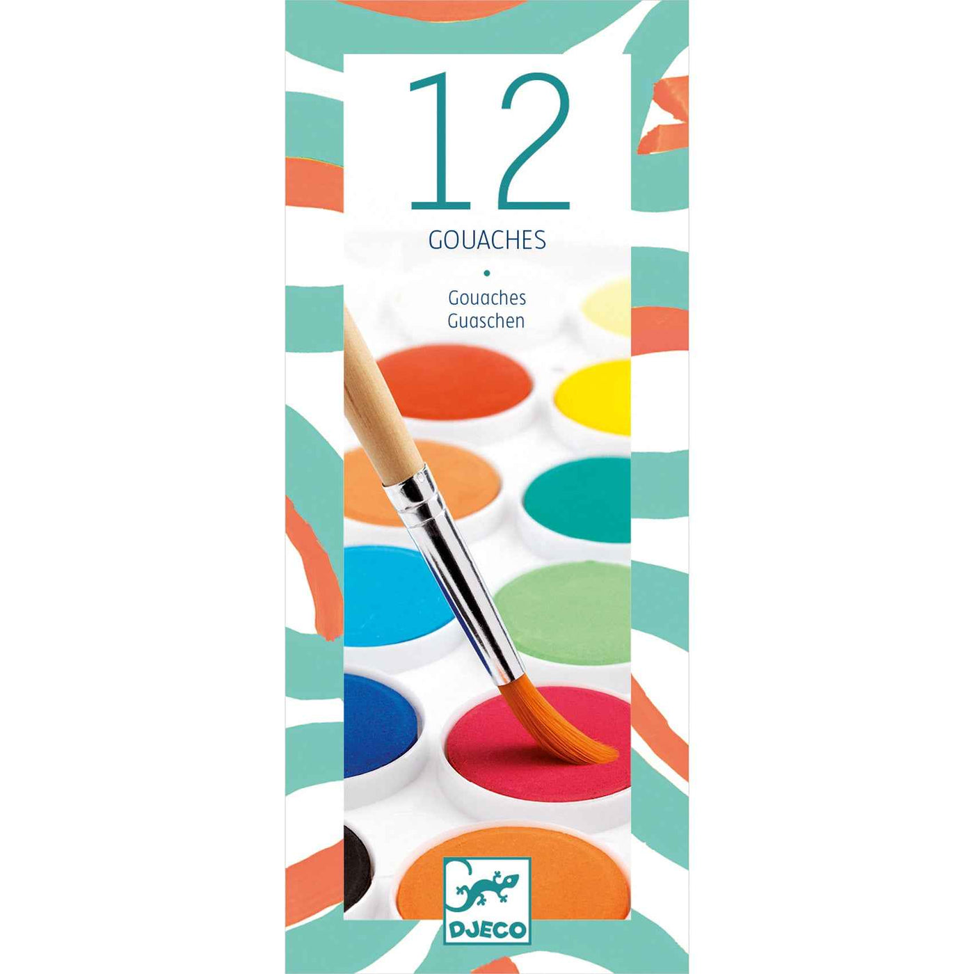 Waterverf 12 kleuren - Djeco