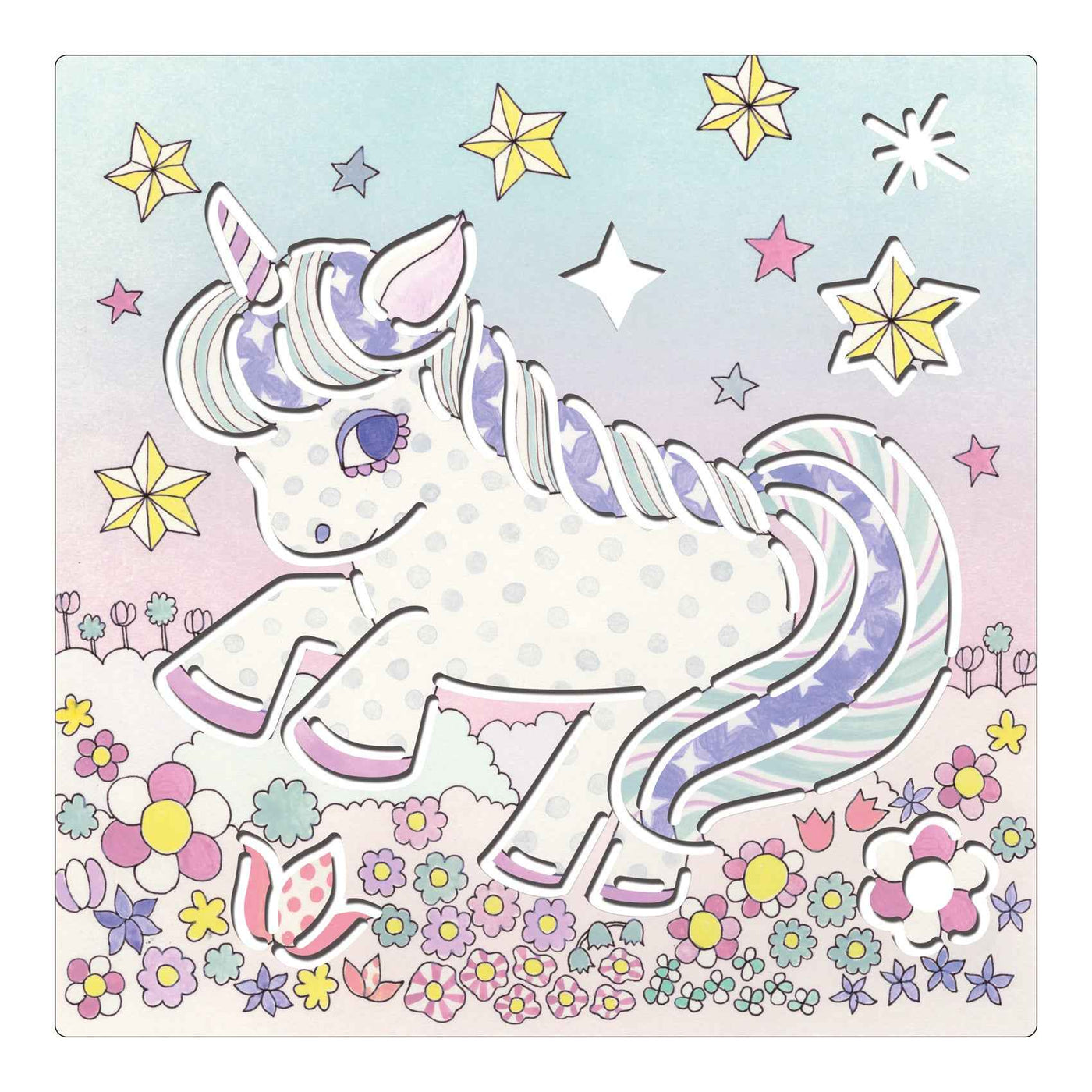 Djeco | 5 Sjablonen - Kawaii