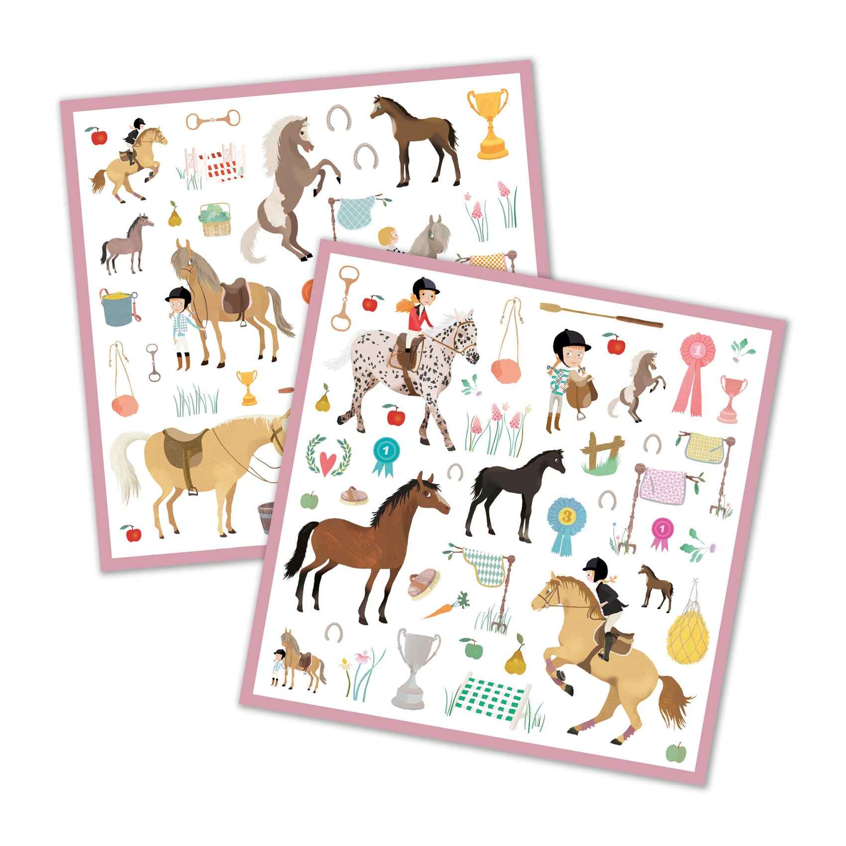 Djeco | 160 Stickers - Horses