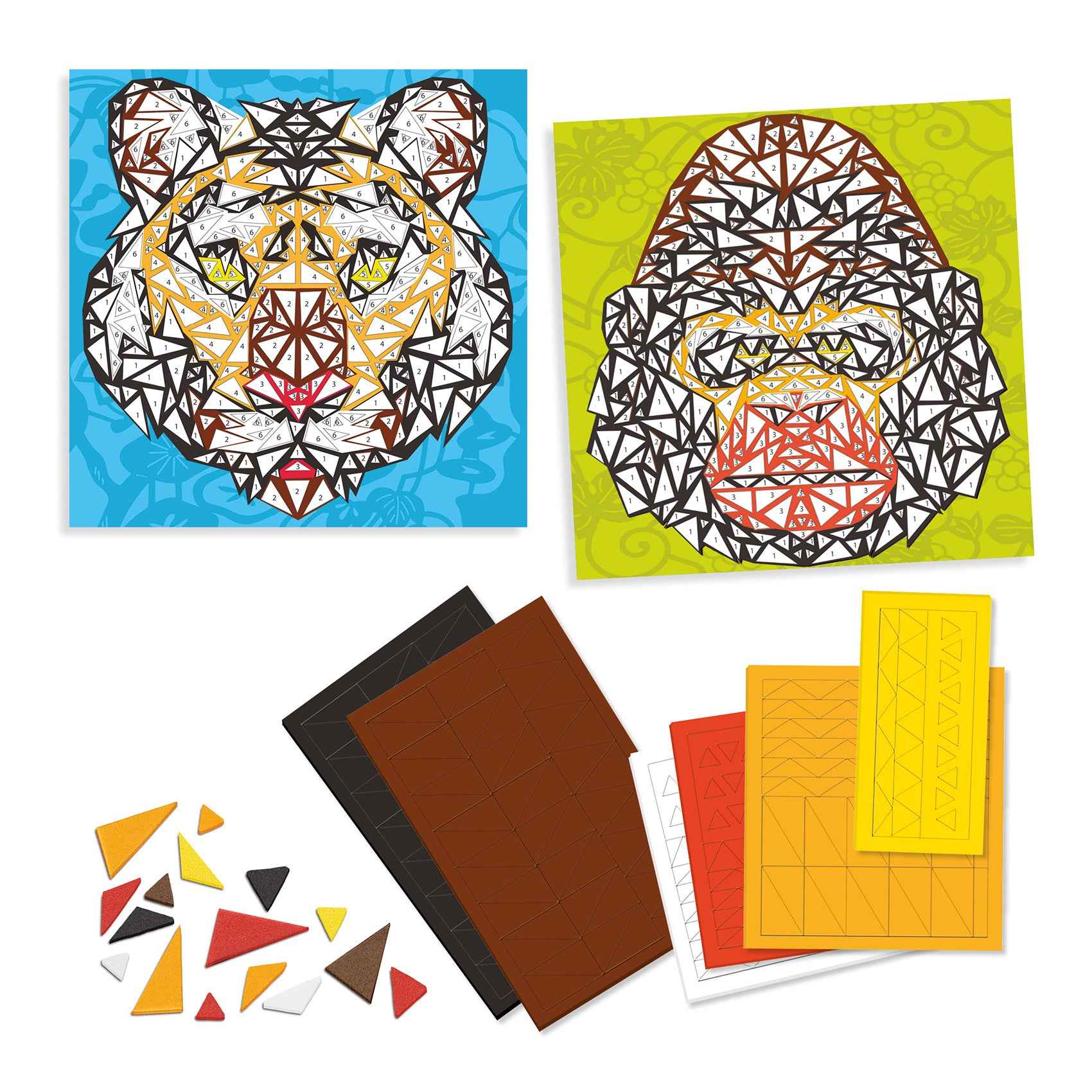 Mosaic Khan - Paint by Numbers +8 years - Djeco