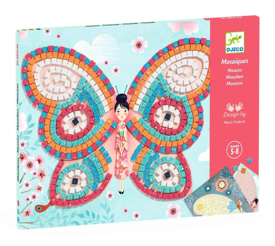 Mosaic - Butterflies - Glitter - Djeco +4 Years