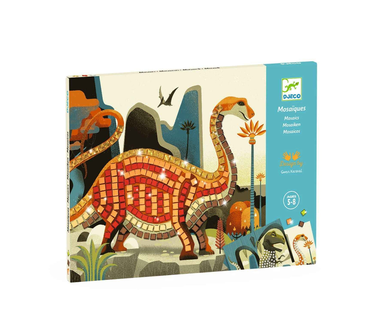 Mosaic - Dinosaurs - Metal - Djeco Ages 4+