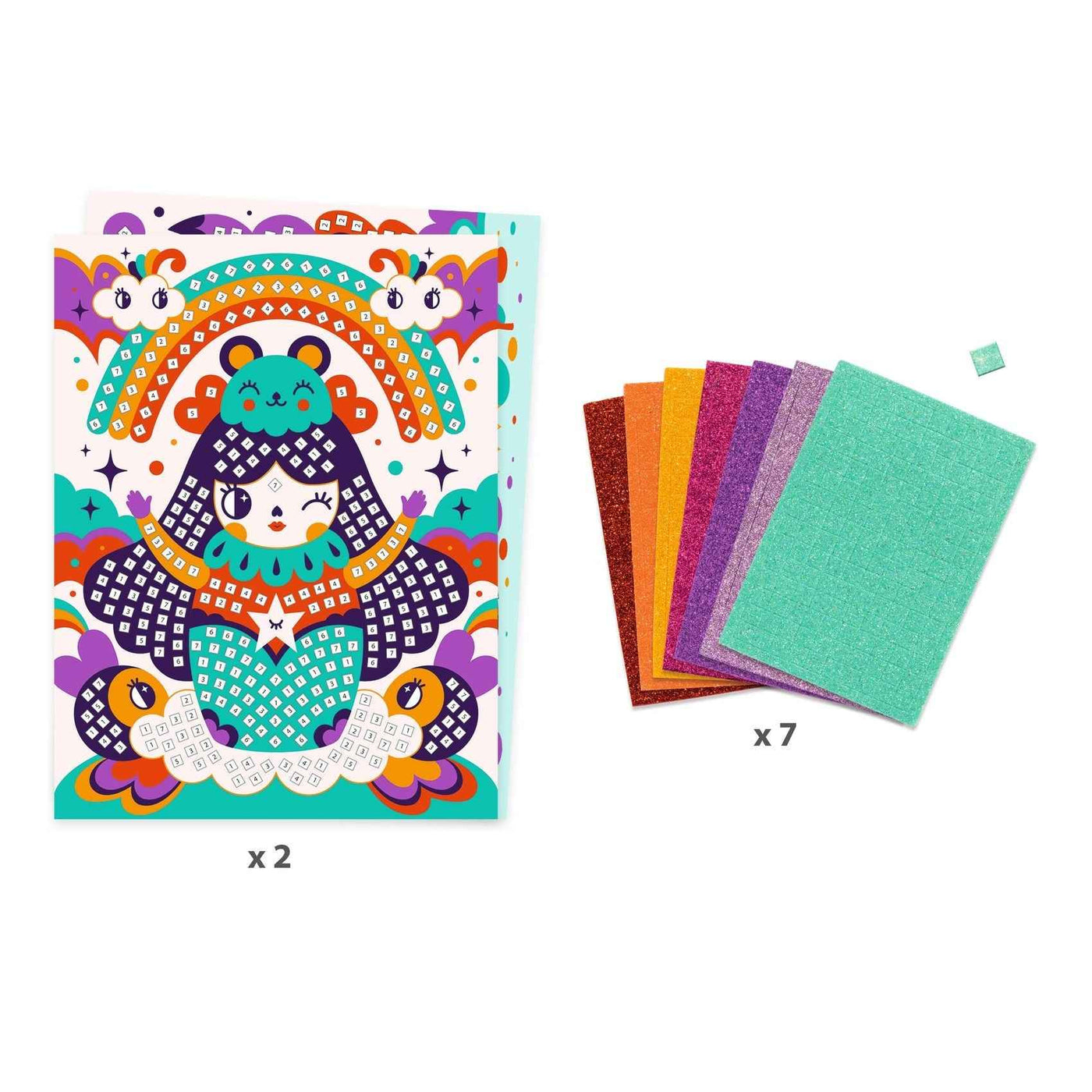 Mosaic KOKESHI 5-8yr - Djeco
