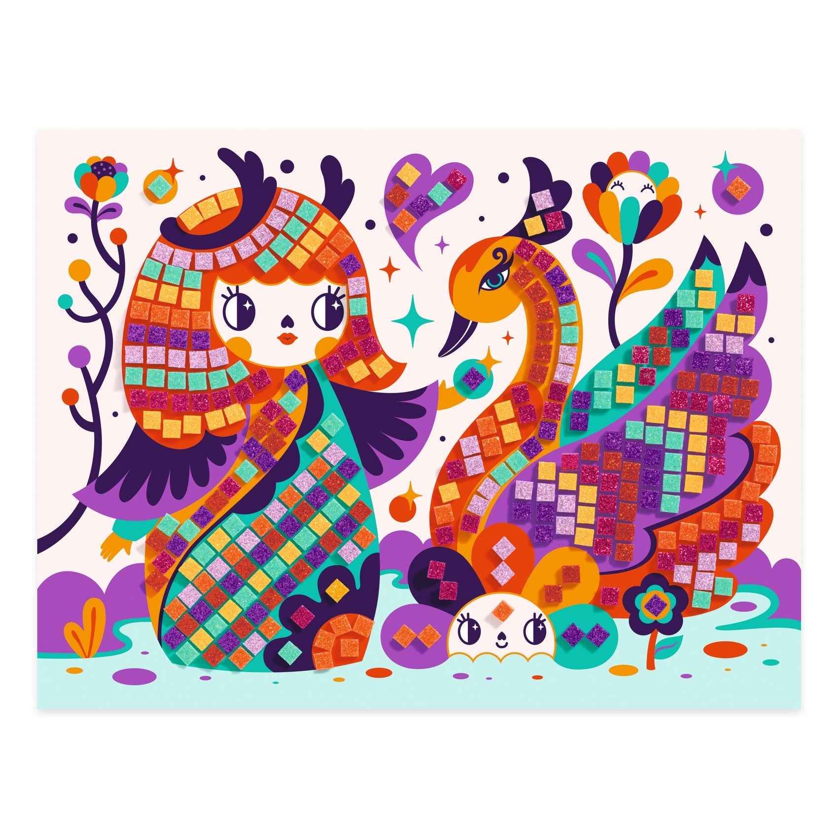 Mosaic KOKESHI 5-8jr - Djeco