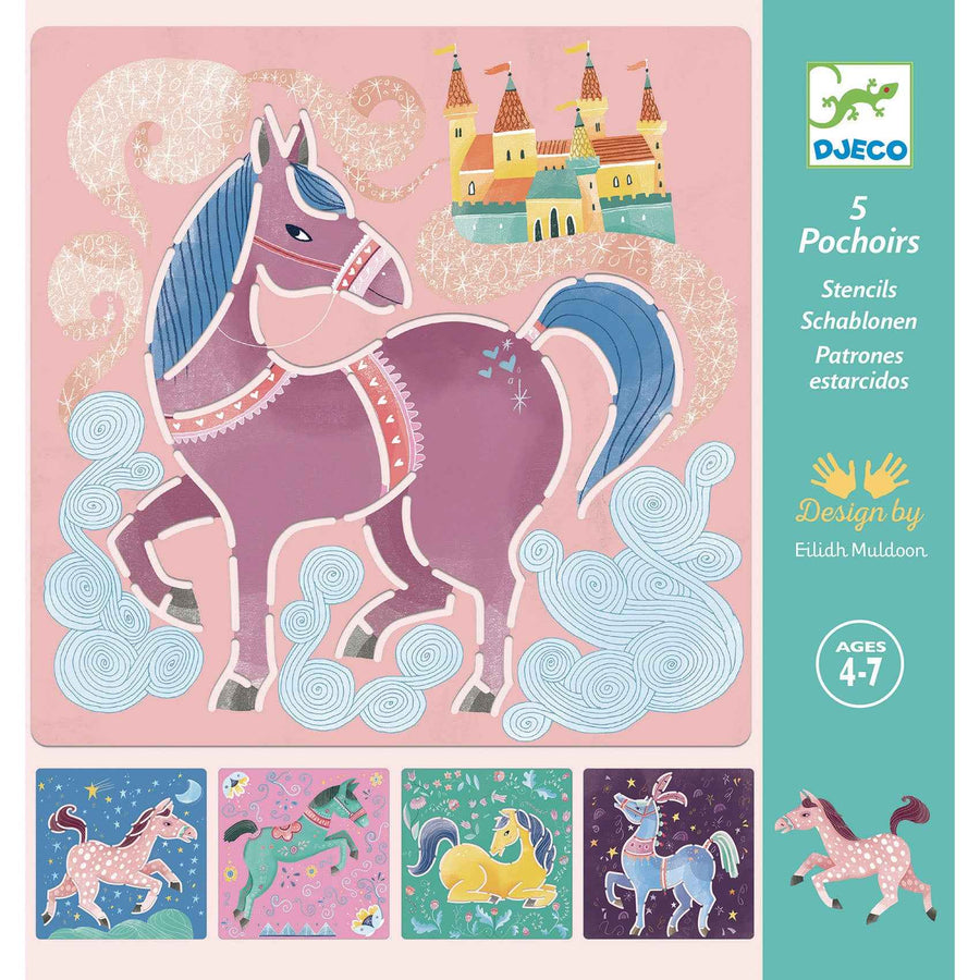 Djeco Horse Drawing Stencils