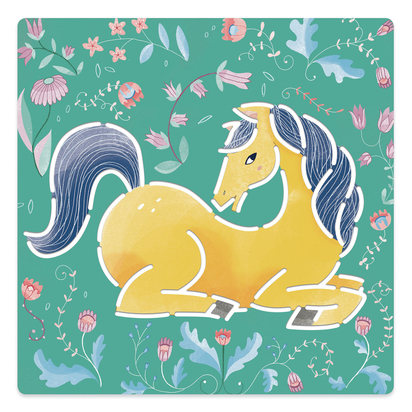 Djeco tekensjablonen paarden