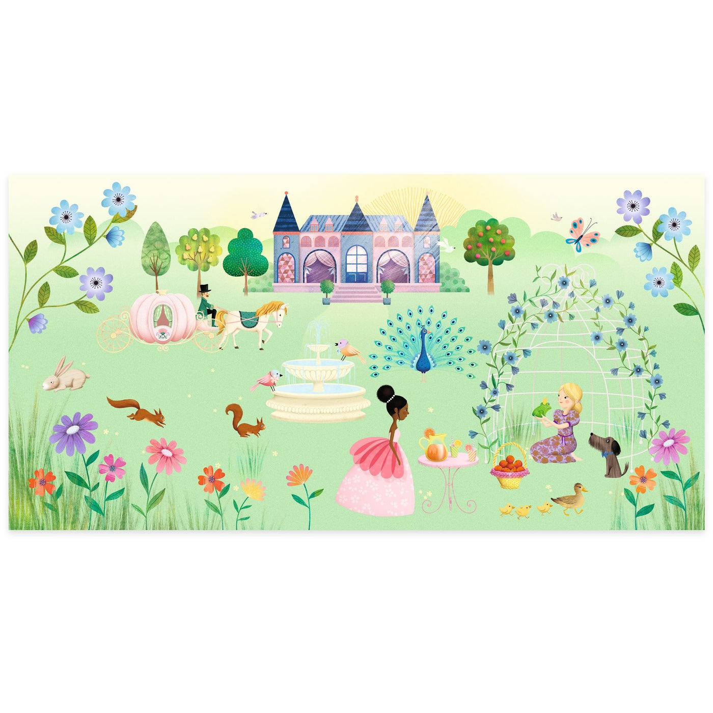 Djeco stickerboek kasteelleven 4-7jr