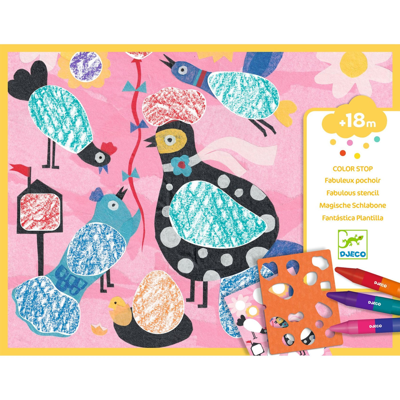 Djeco | Kleurstop Birdie & Co