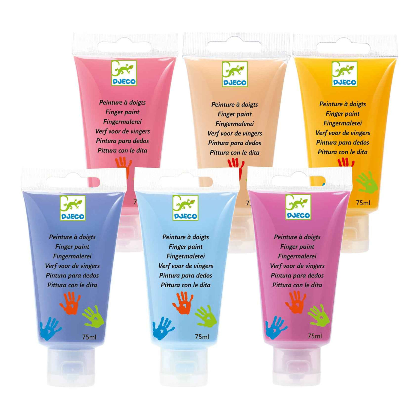 Finger paint Sweet 6 tubes - Djeco