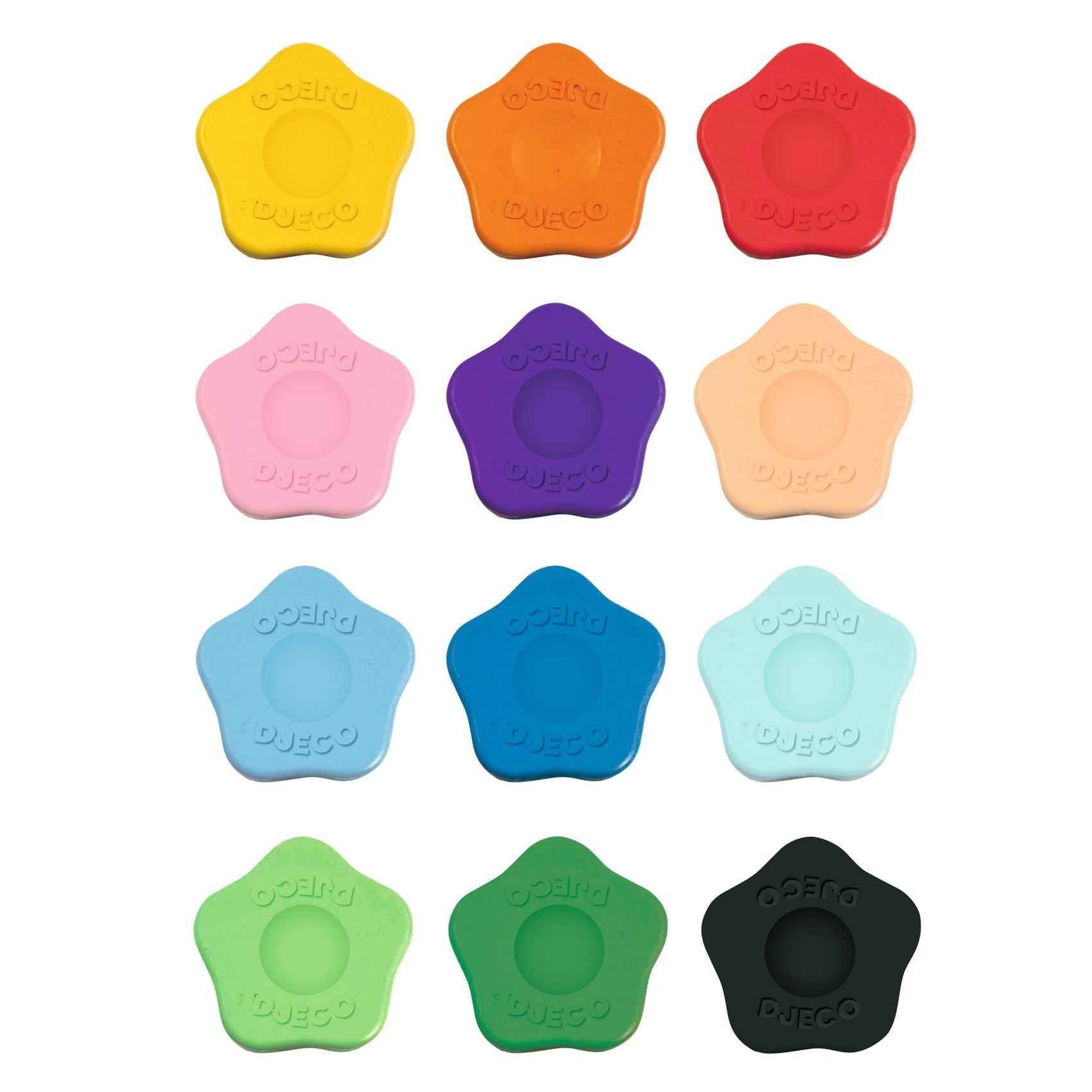 Djeco flower washable chalks 12st
