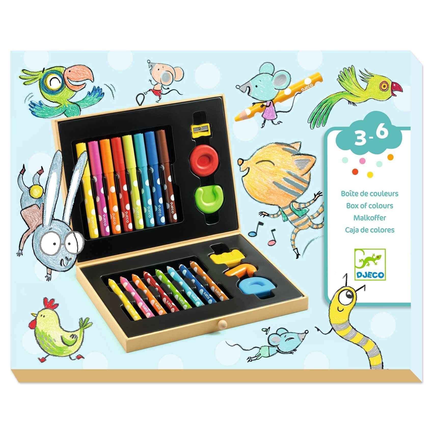 Djeco 22-piece drawing set