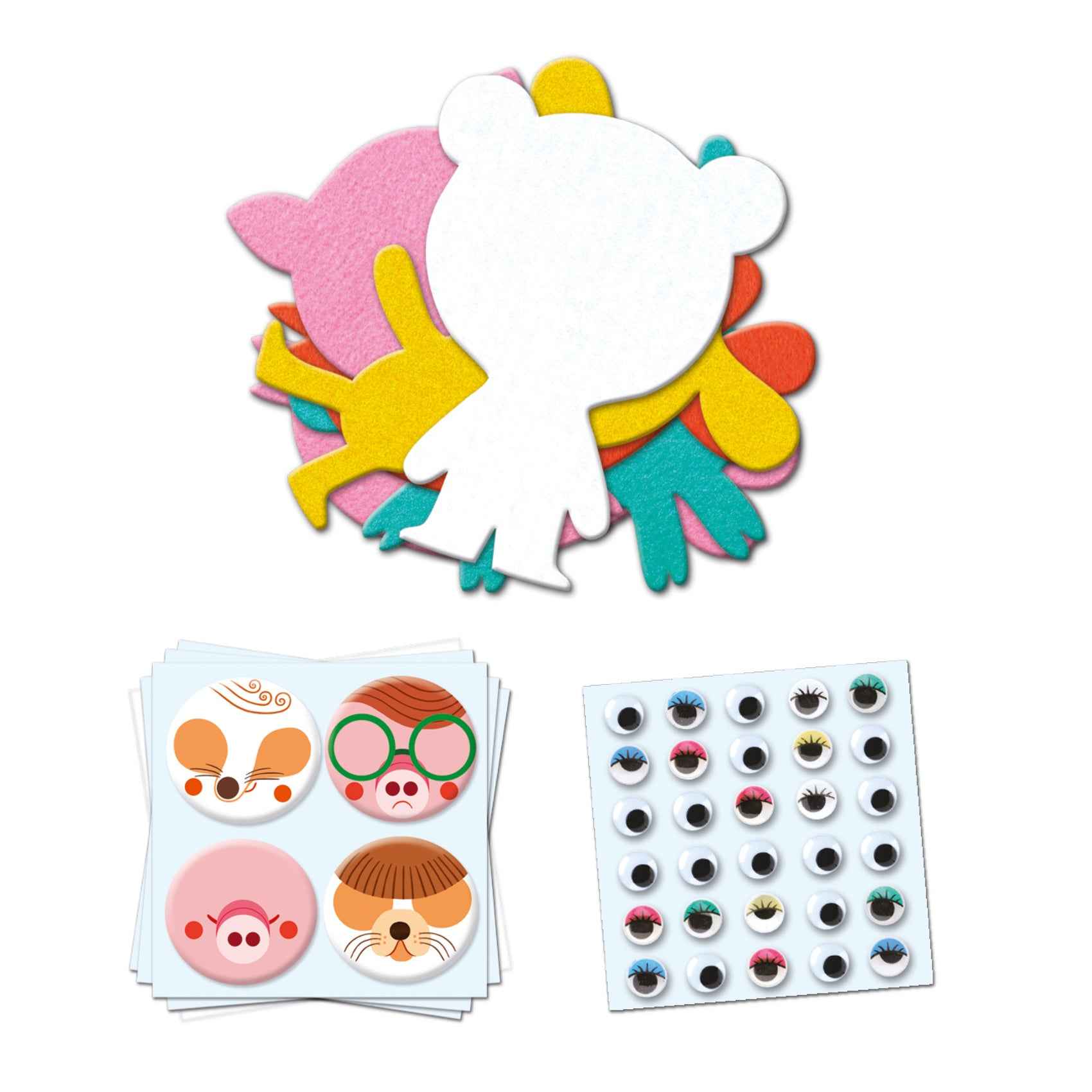 Djeco | Crafting with Stickers I love animals