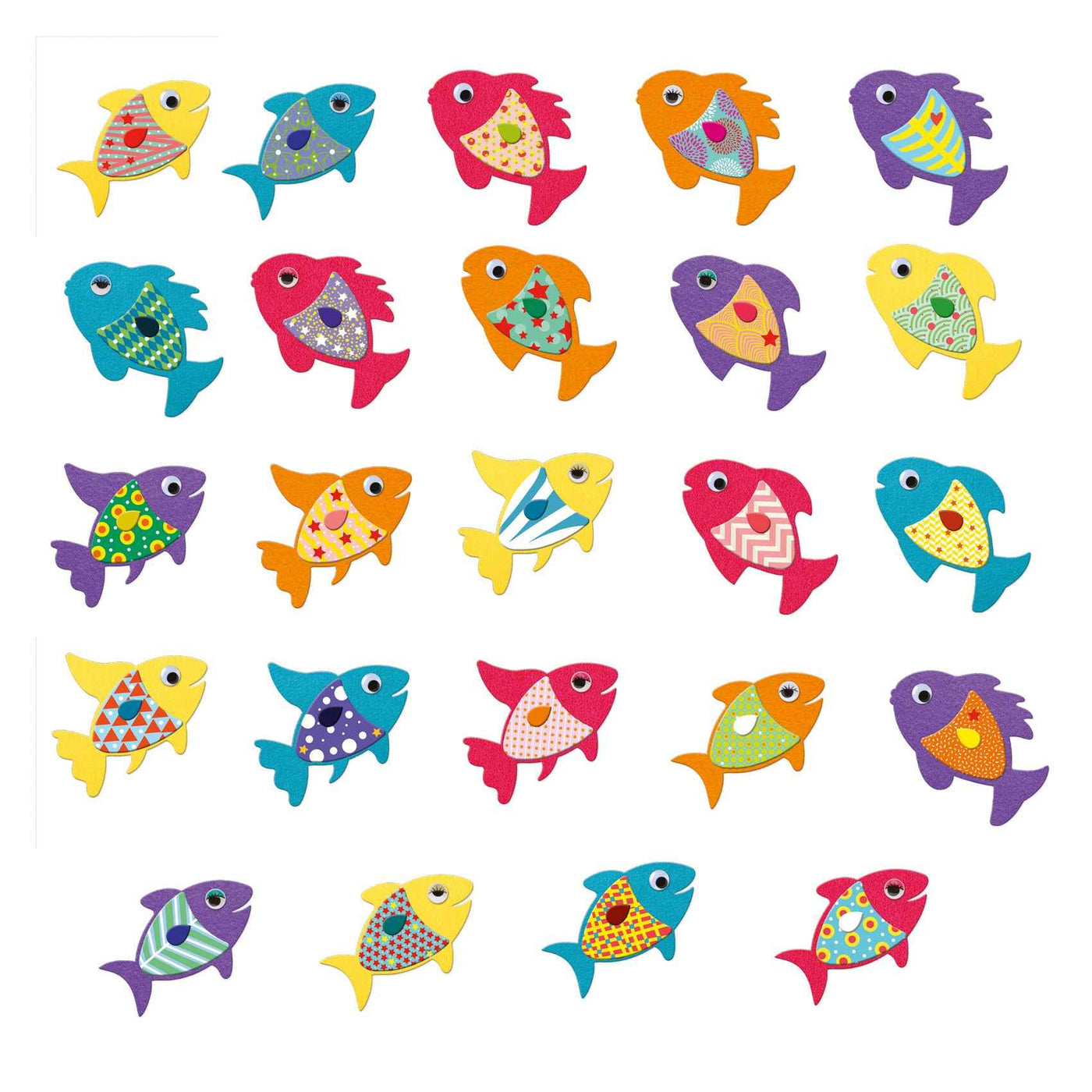 Djeco | Crafting with Stickers I Love Fish