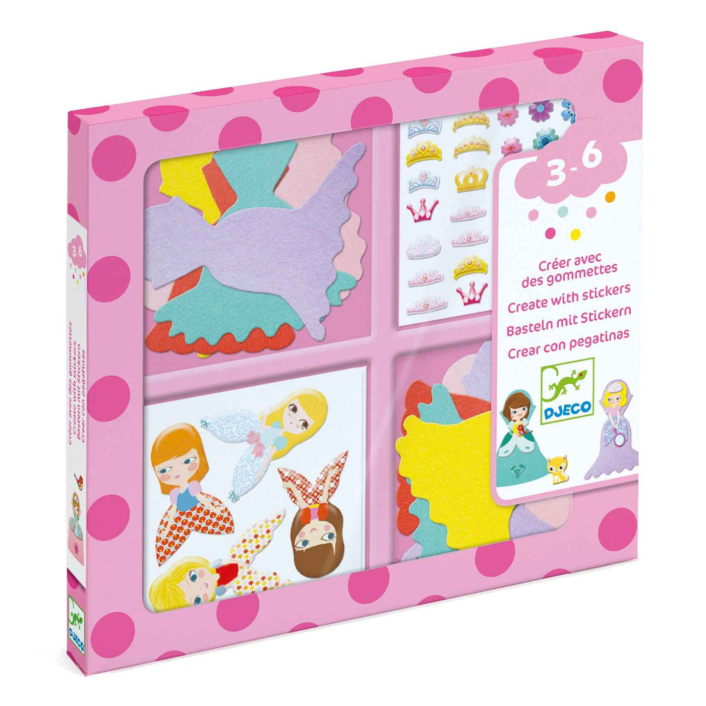 Djeco | Crafting with Stickers I Love Princesses