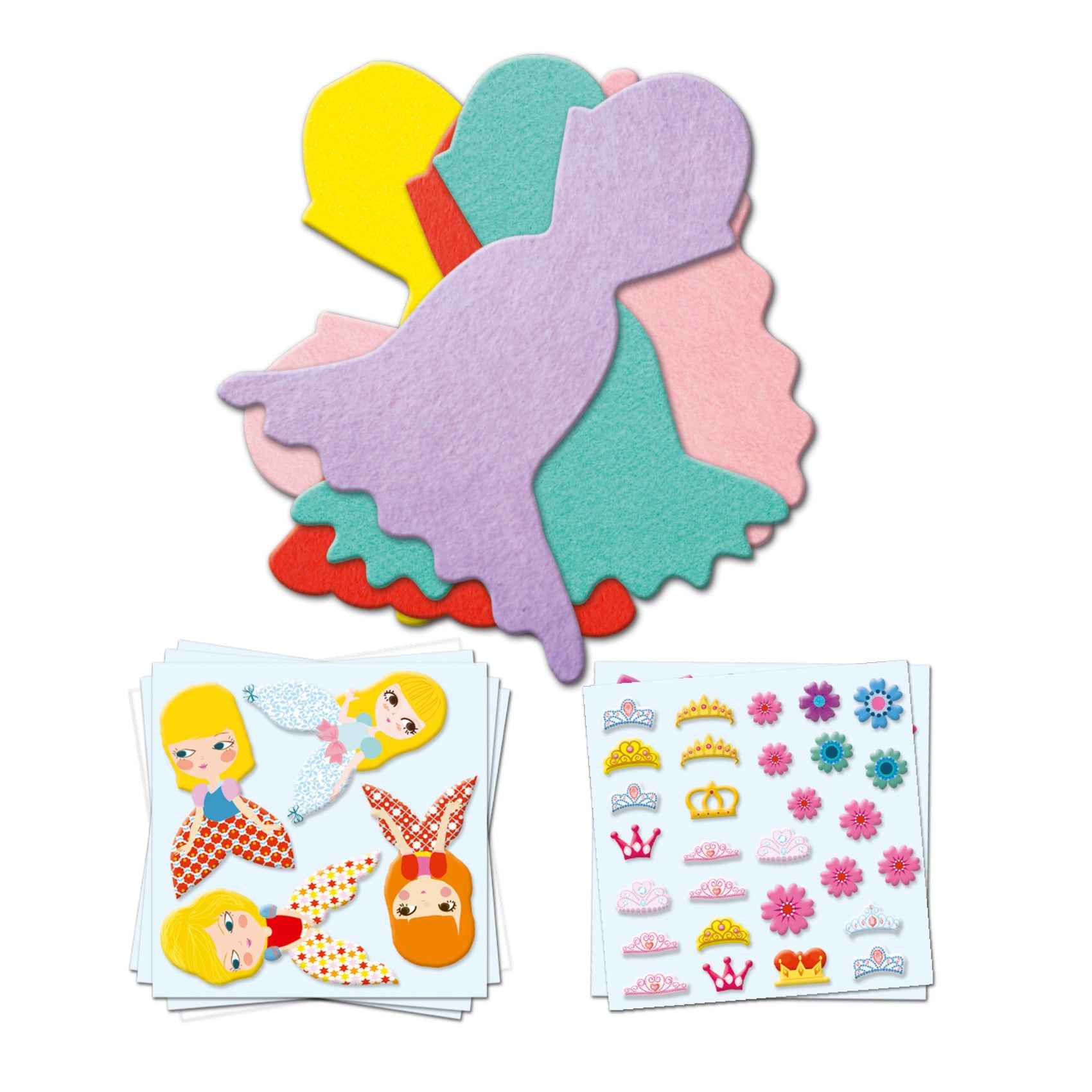 Djeco | Crafting with Stickers I Love Princesses