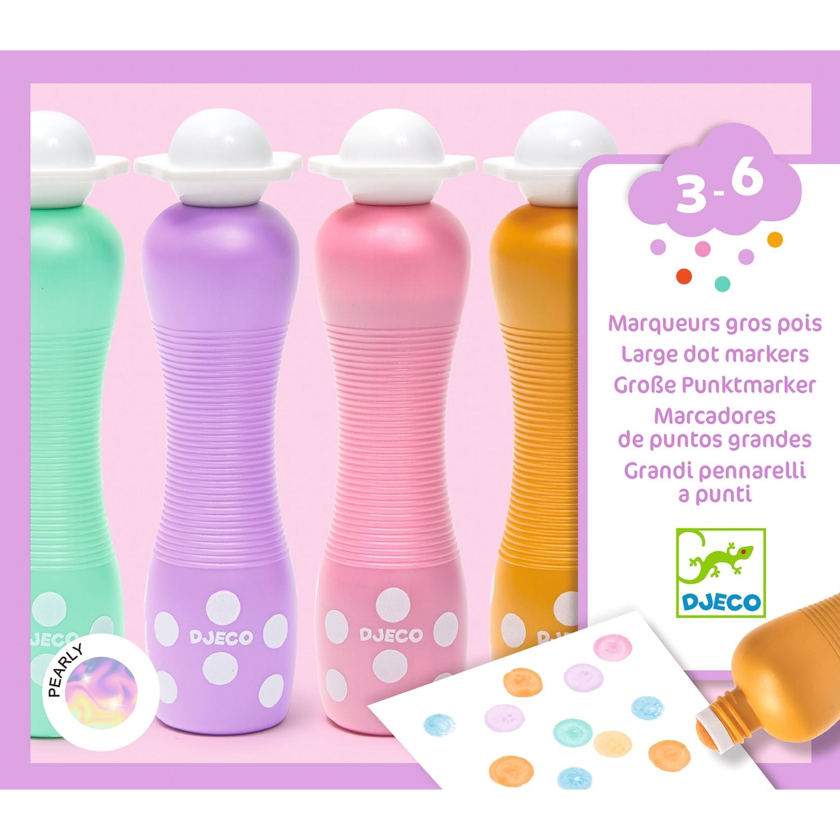 Djeco | Markeerstiften Pearly