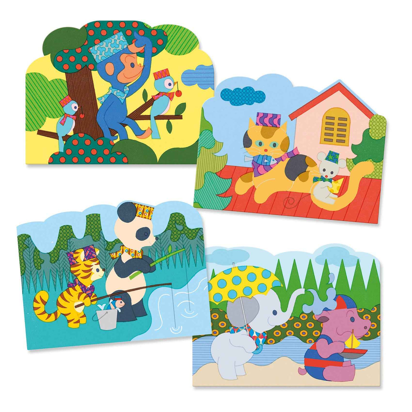 Watercolors Hidden Outdoors - Djeco
