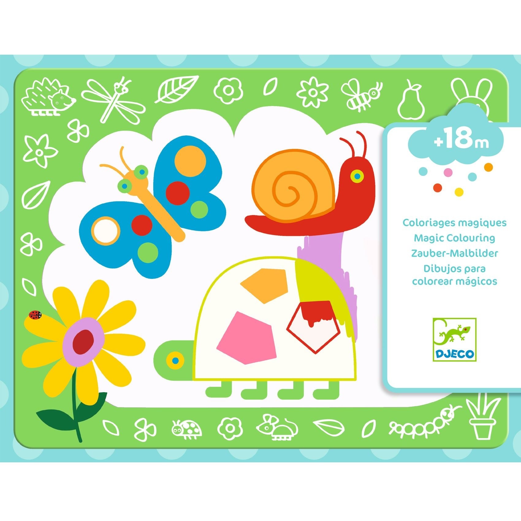 Kleuren met water Magische doodles - Djeco