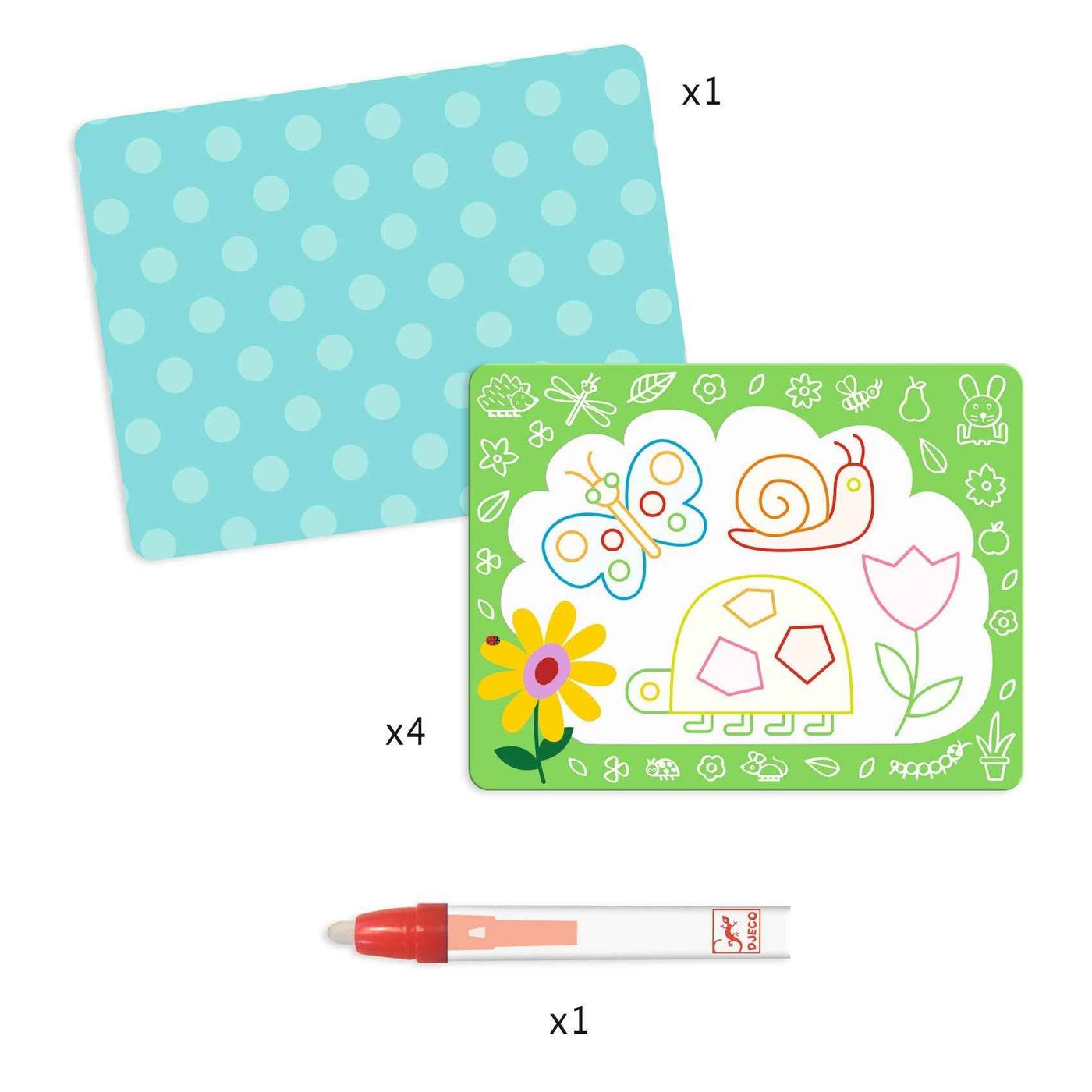 Kleuren met water Magische doodles - Djeco