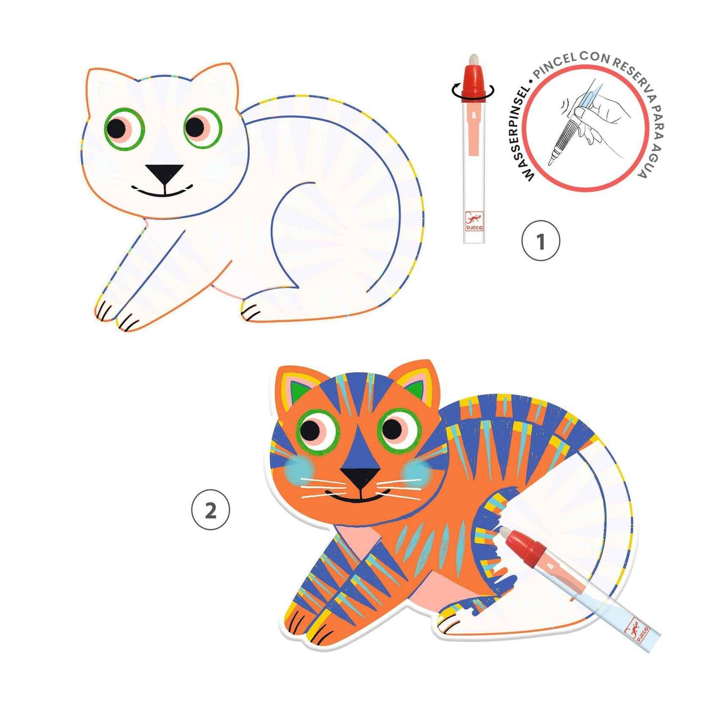 Djeco | Magic Coloring Animalo-Ma