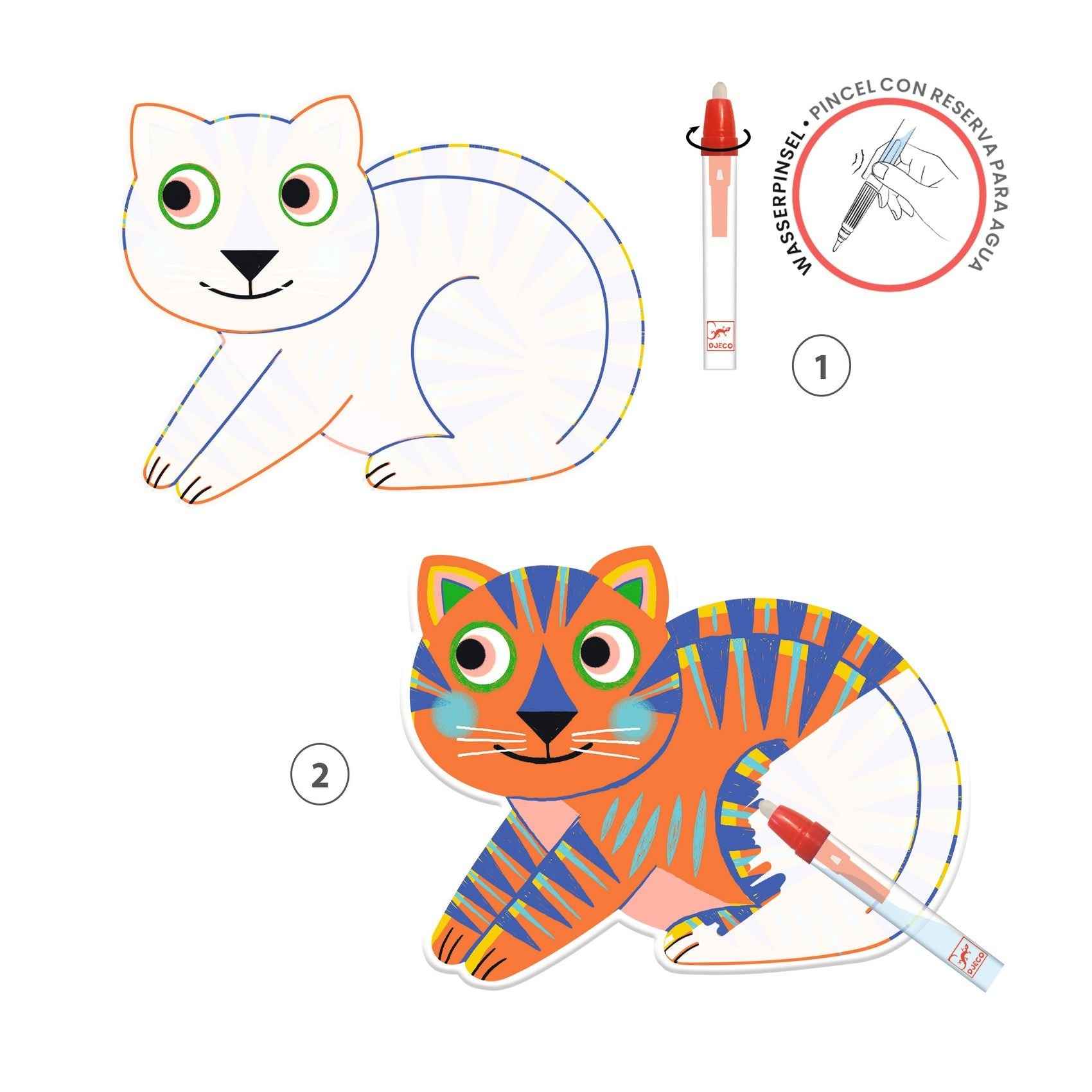 Djeco | Magic Coloring Animalo-Ma