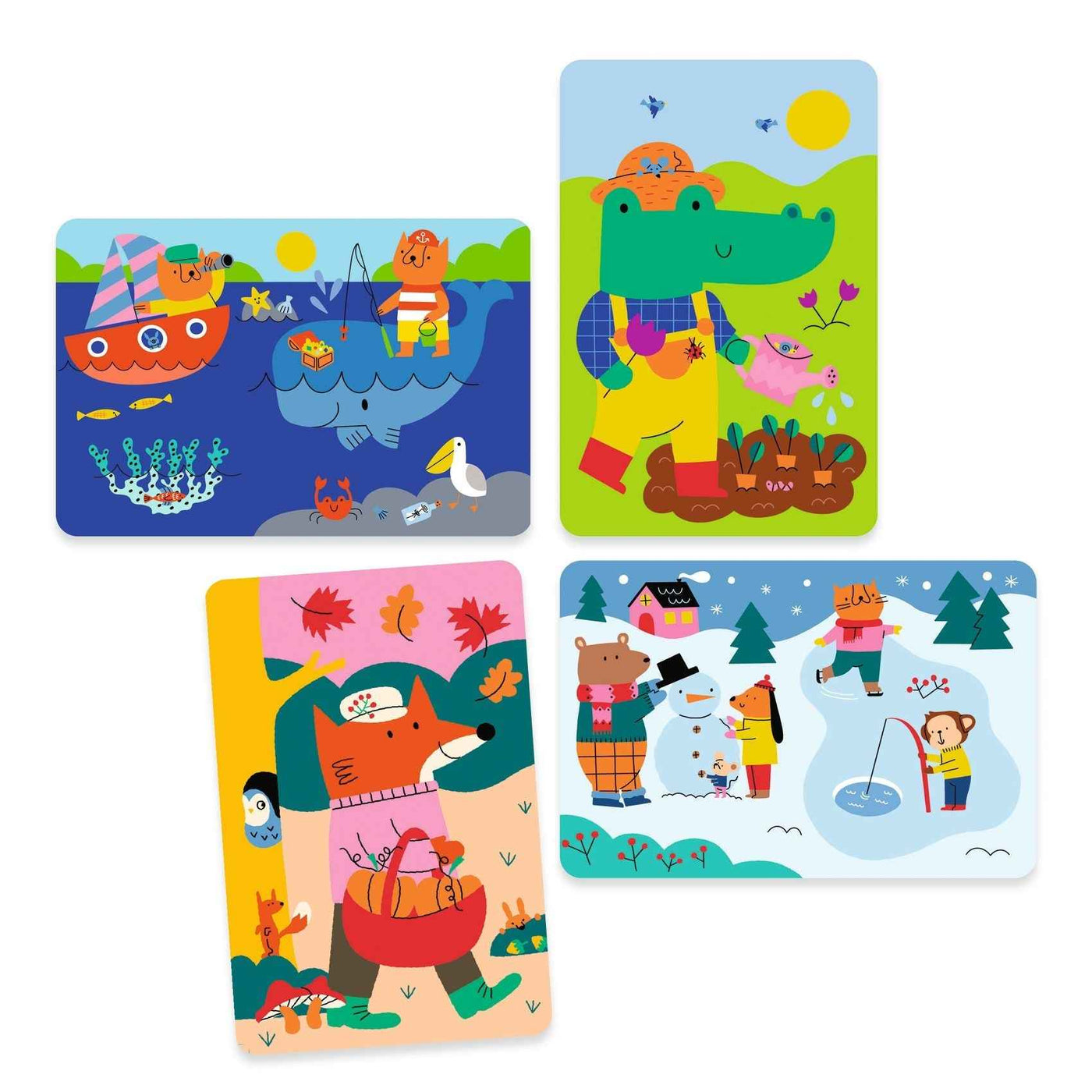 Djeco | 4-season Water Coloring
