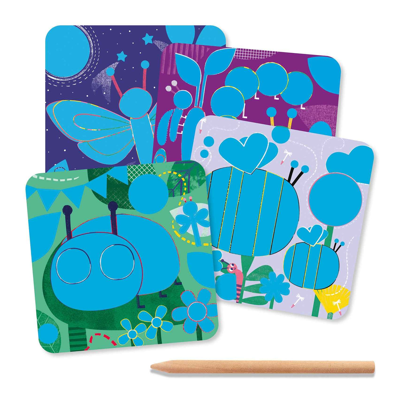 Djeco - Scratch Cards - All Little Animals 3-6 yrs