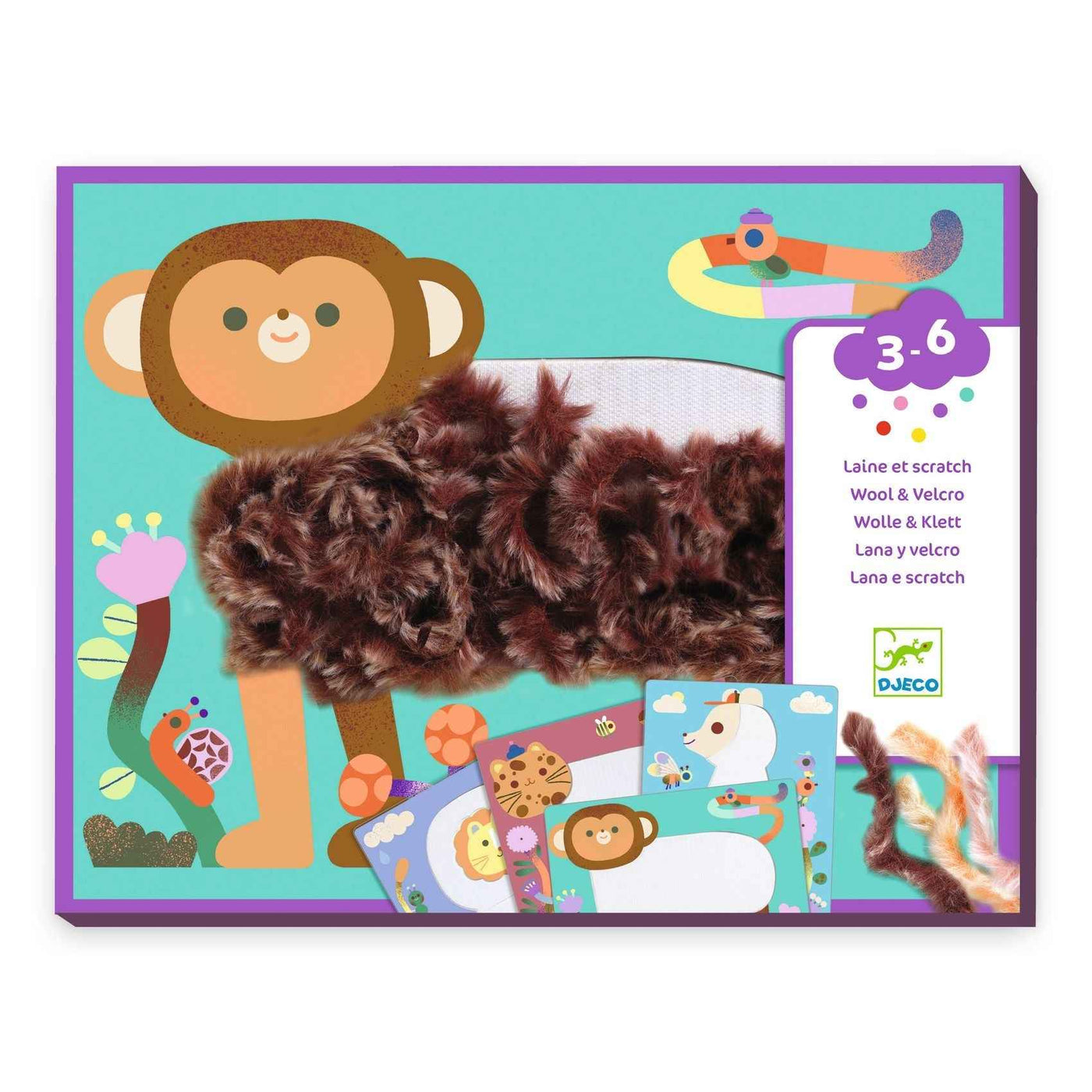 Djeco | Wool & Hook and Loop Craft Kit - Give Us a Warm Coat!