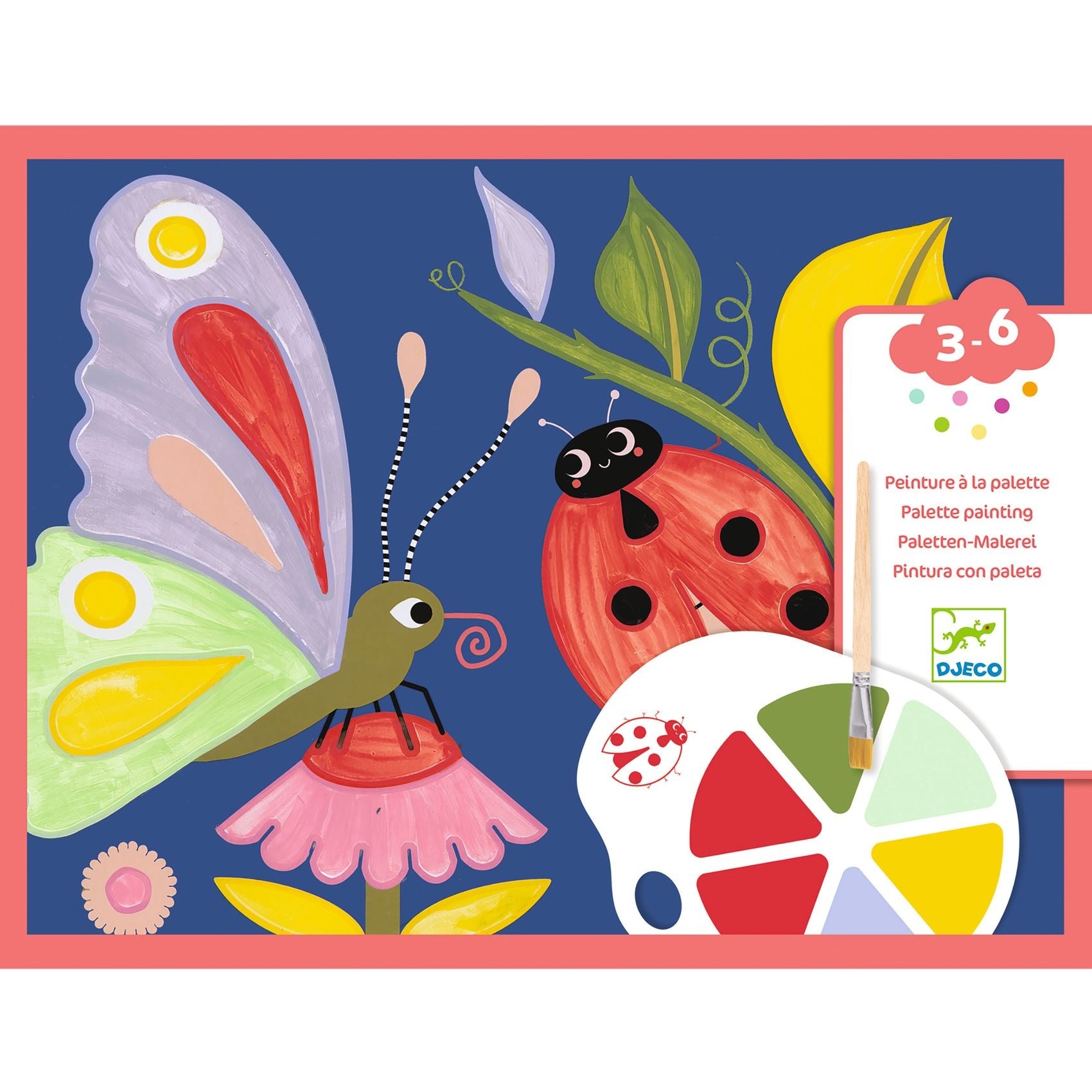 Djeco | Schilderen Met Een Palet - Kleine beestjes