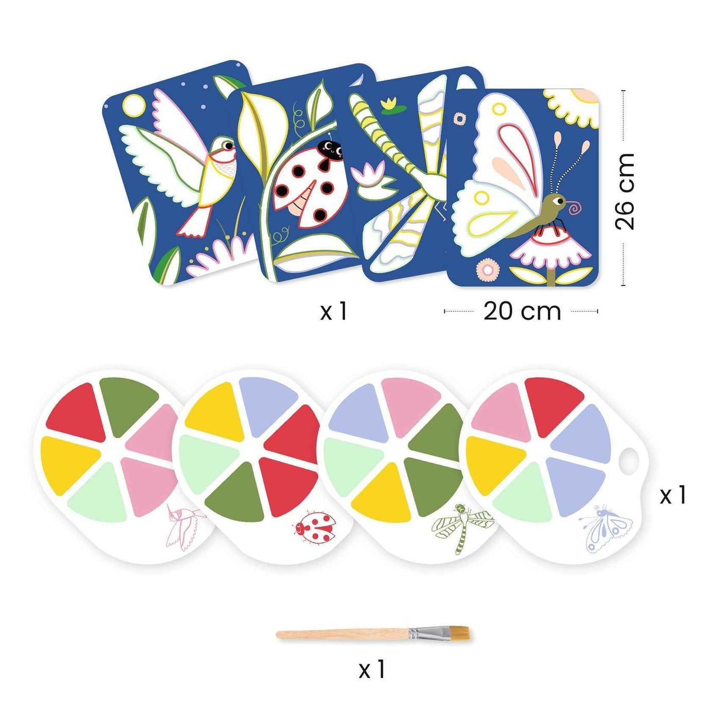 Djeco | Painting with a Palette - Little Creatures