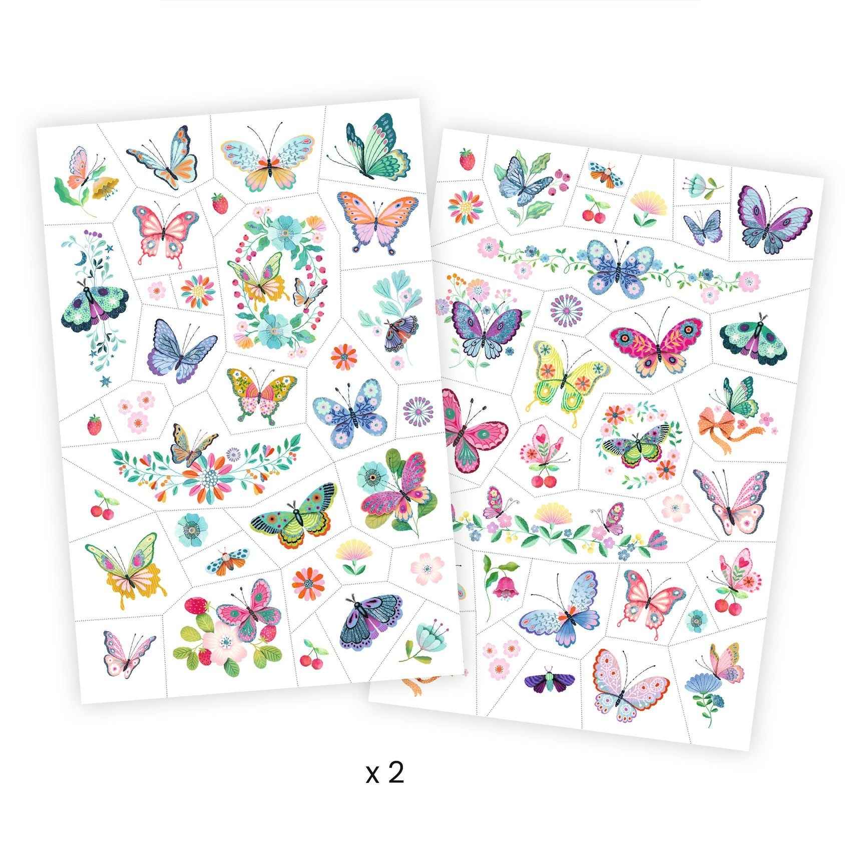 Djeco | Tattoos Wonderful Butterflies