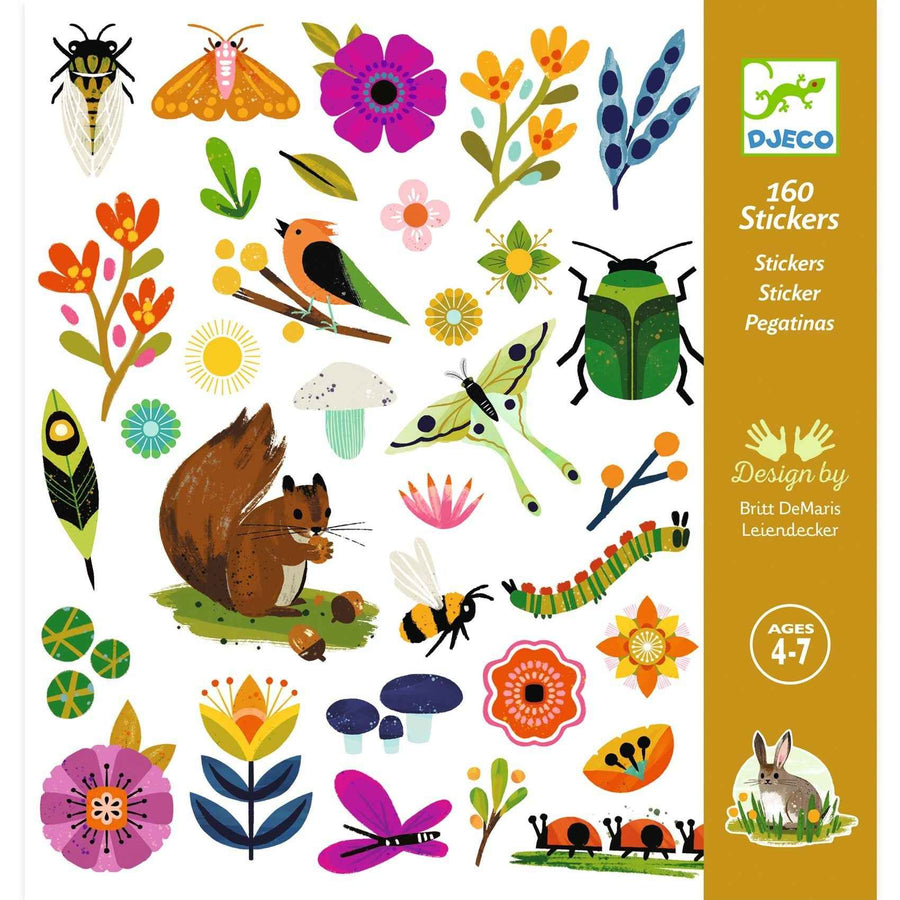 Djeco stickers tuin 160 stuks