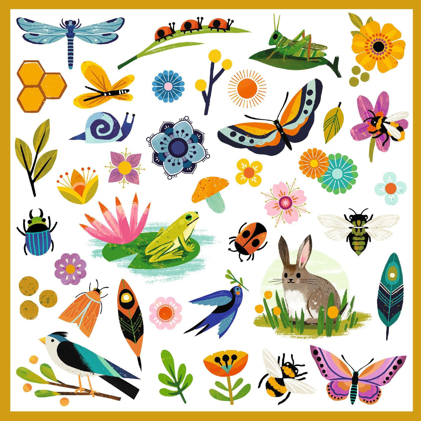 Djeco stickers tuin 160 stuks