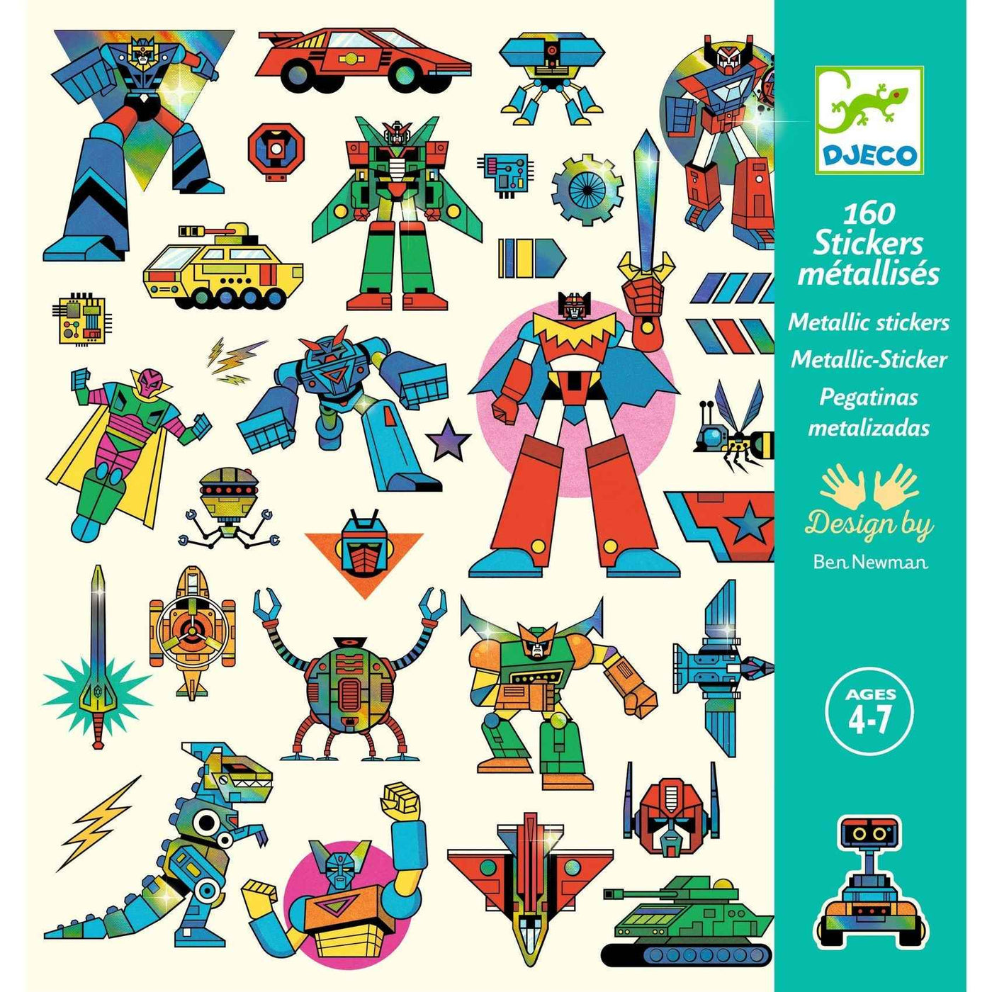 Djeco | Robot Stickers